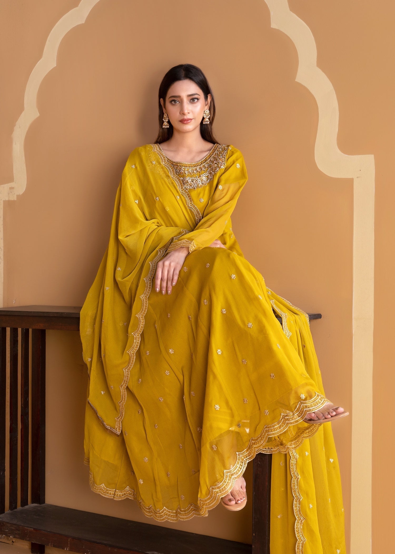 Reet Rivaj Zayna Maxi On chiffon Women 3pcs