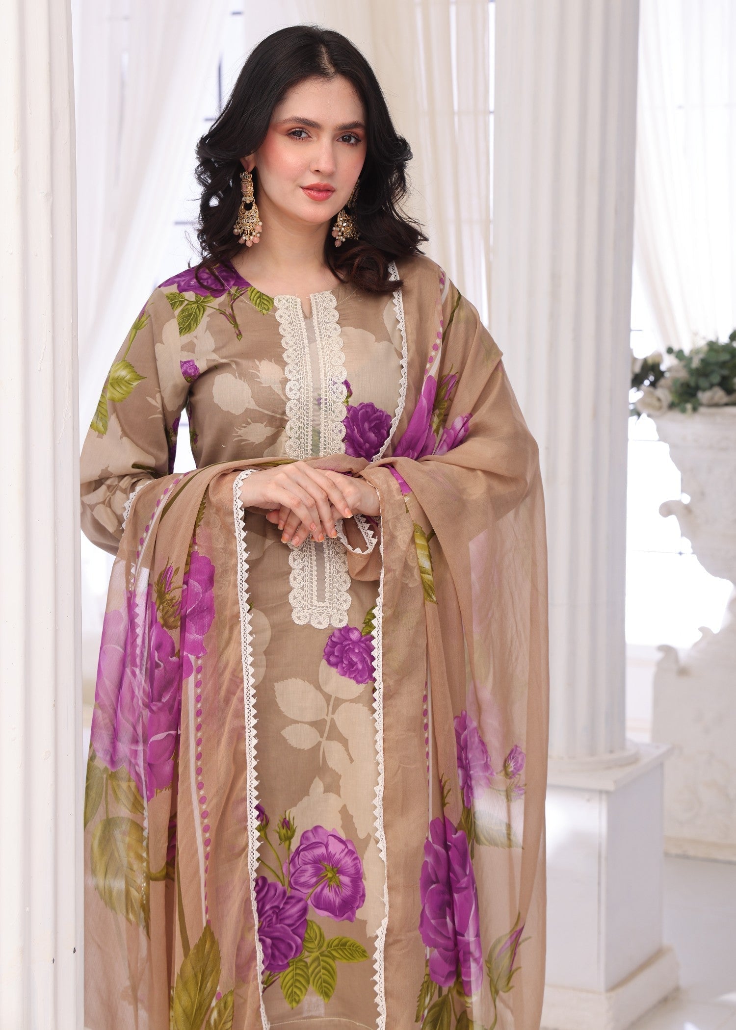 Polawn PD 25 202 A | BAHAR PRET LAWN COLLECTION Women 3pcs