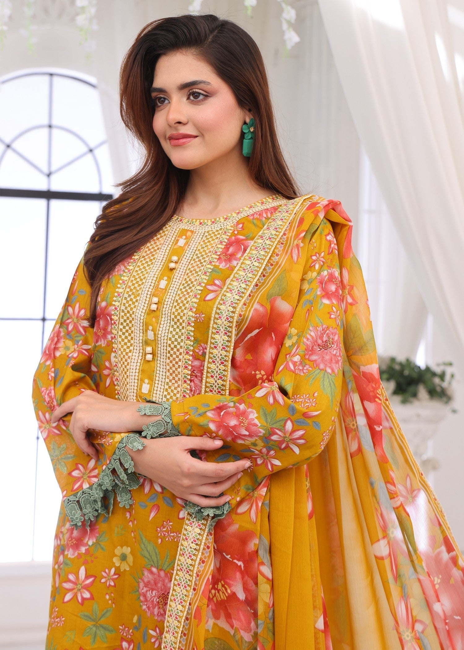 Polawn PD 25 204 A | BAHAR PRET LAWN COLLECTION Women 3pcs