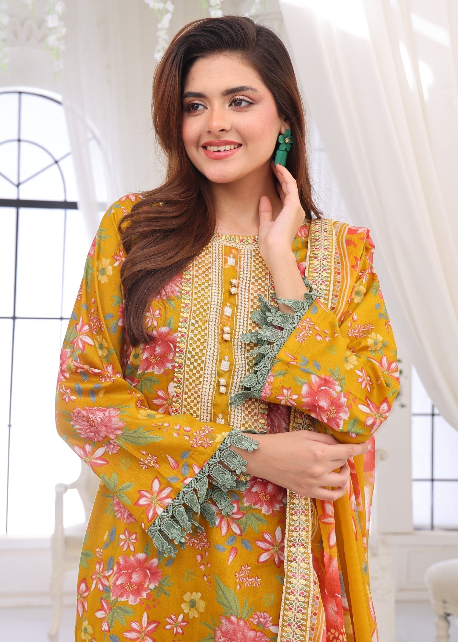 Polawn PD 25 204 A | BAHAR PRET LAWN COLLECTION Women 3pcs