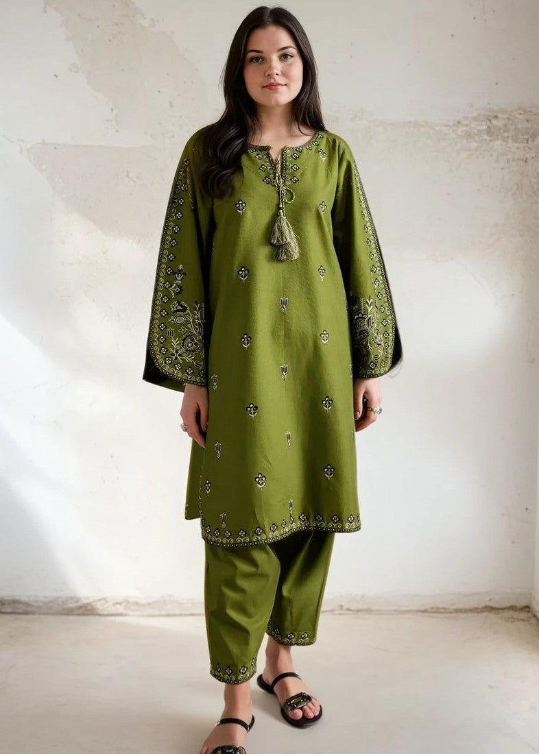 Chaudhary Arts Hijaa Embroidered Women 2pcs