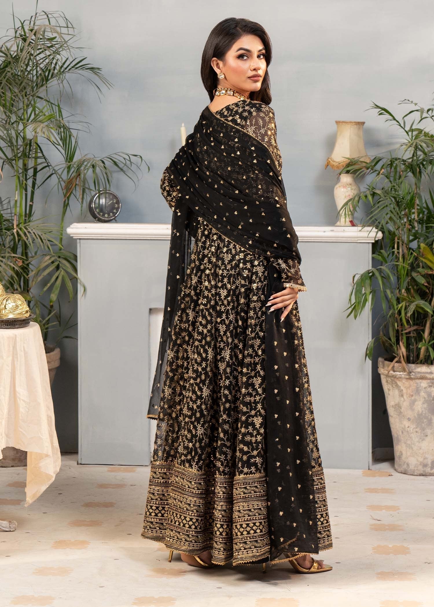 Ayesha Closet Sawariya Black Women 3pcs