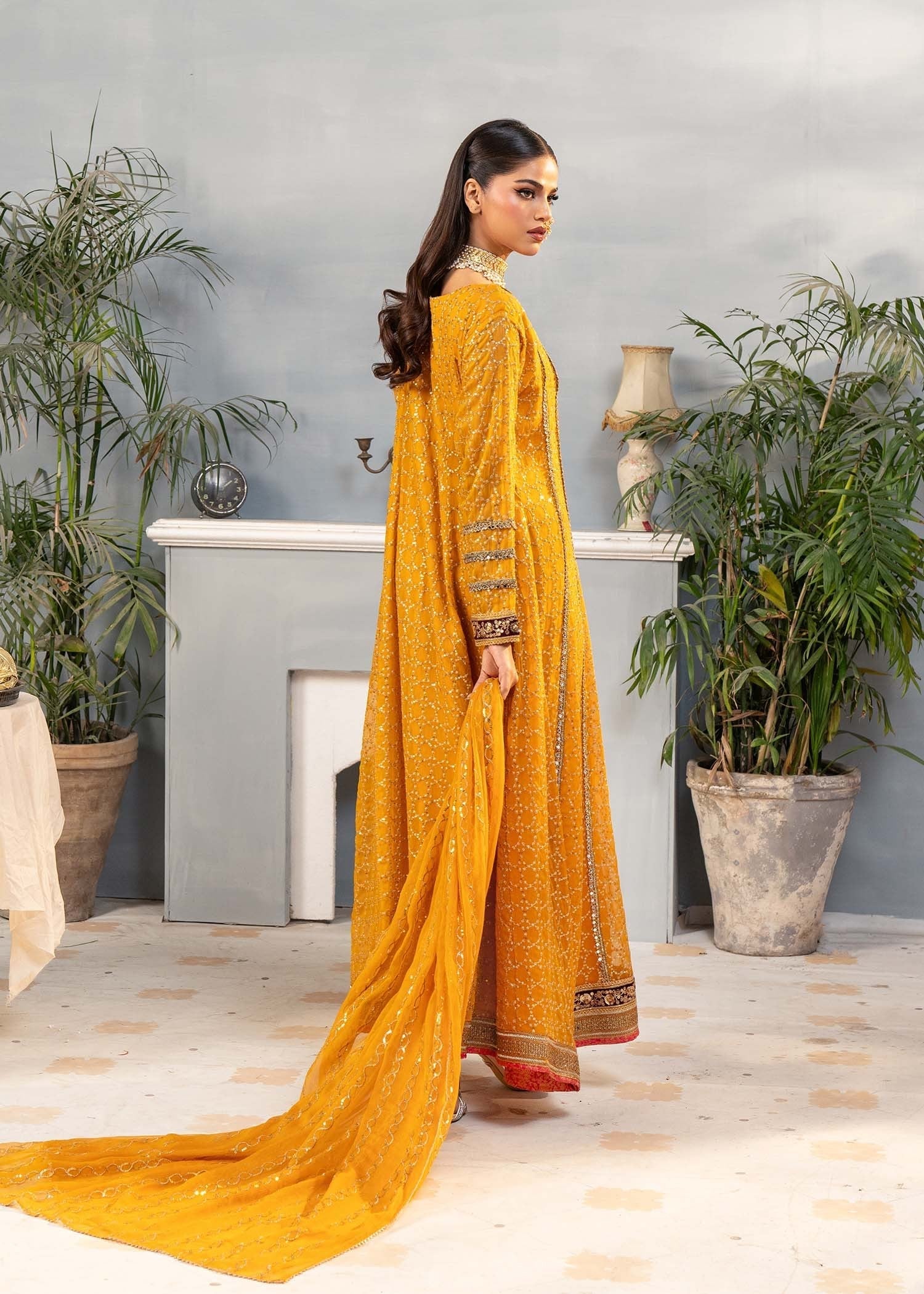 Ayesha Closet Shehzadi Mustard Magic Women 3pcs