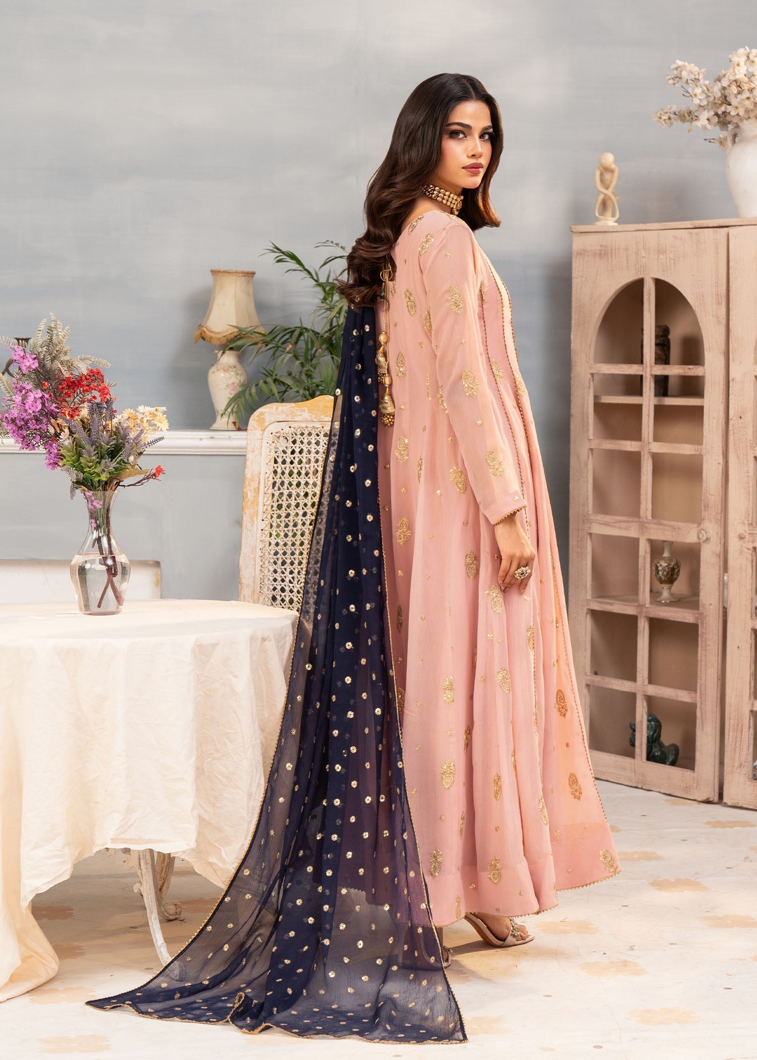 Ayesha Closet Gulnaar Pink Women 3pcs