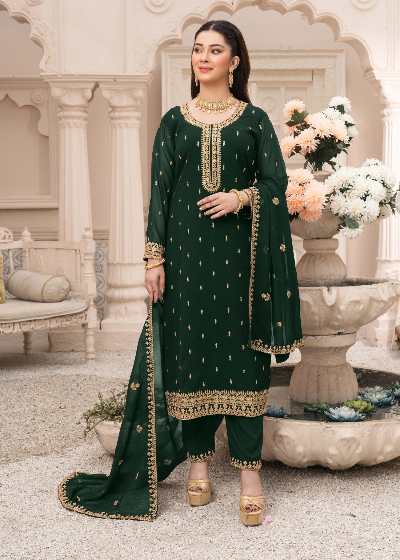 Abaan Zohan Ada Kaai Green Women 3pcs