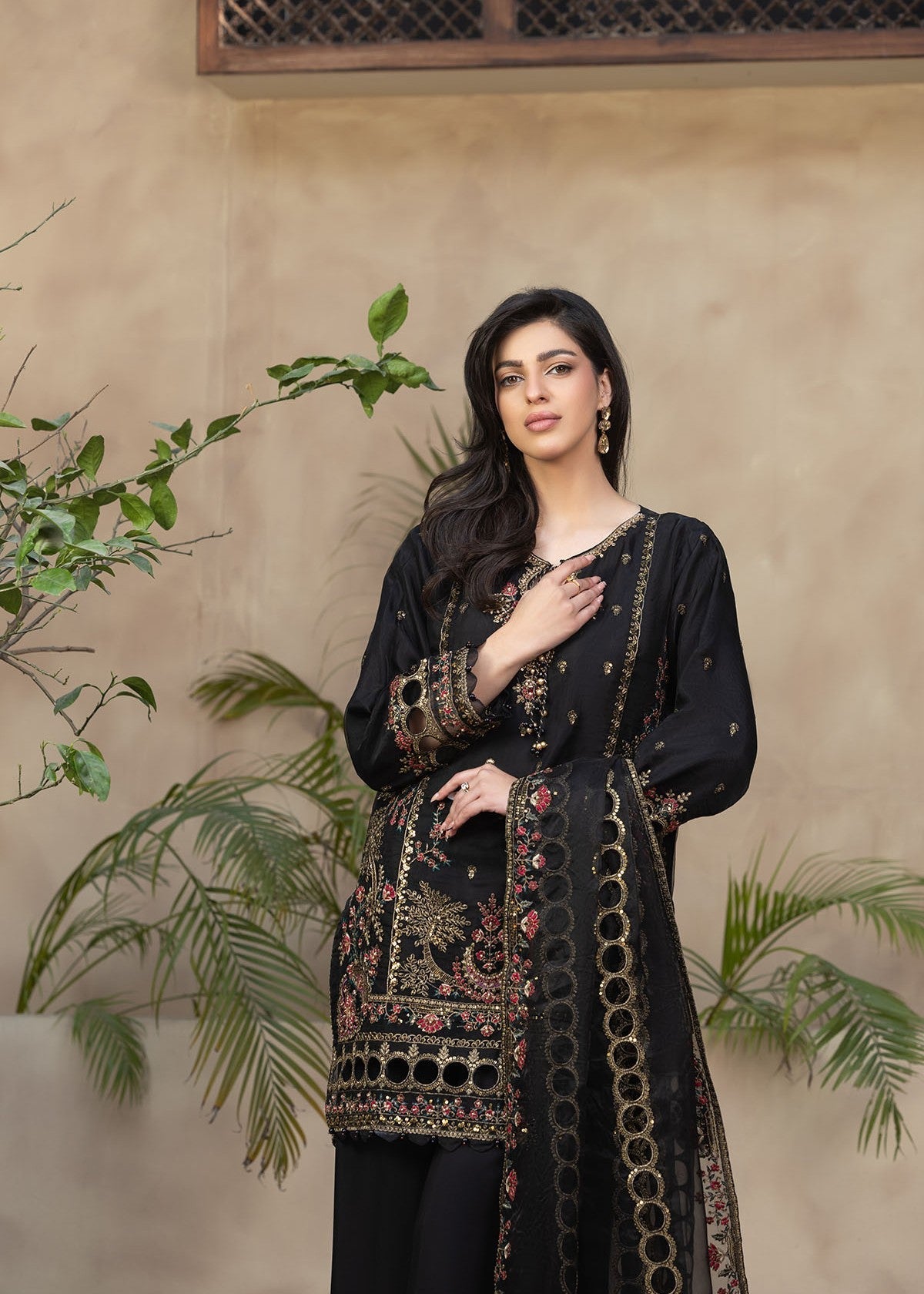 Bin Tayyab (BT006048 BLK) Women 3pcs