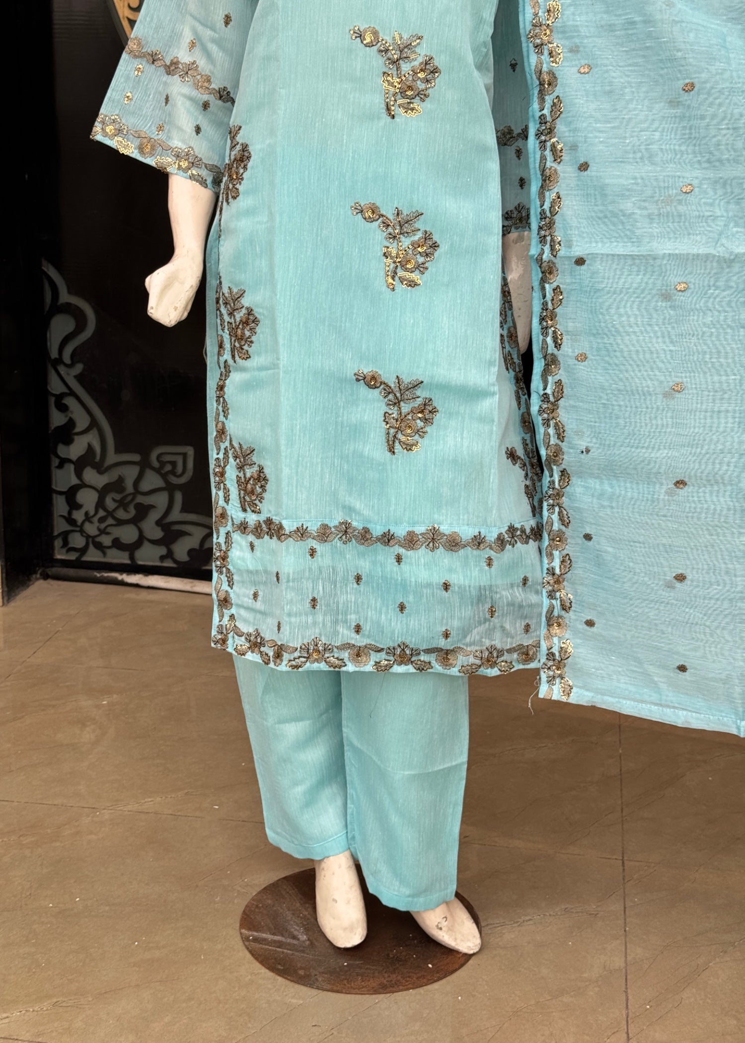 Noir Stitched jp52 Blue pp Women 3pcs