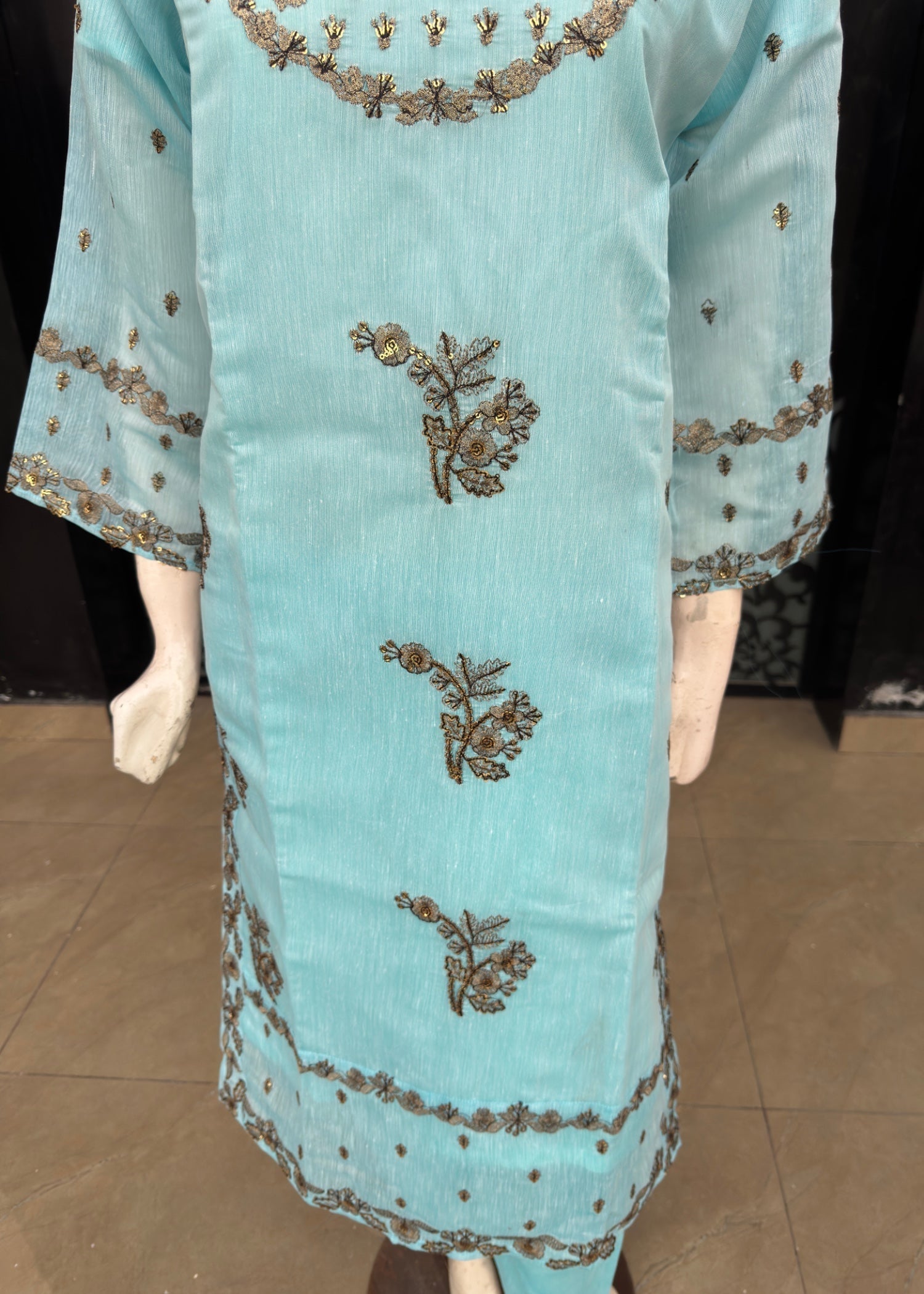 Noir Stitched jp52 Blue pp Women 3pcs