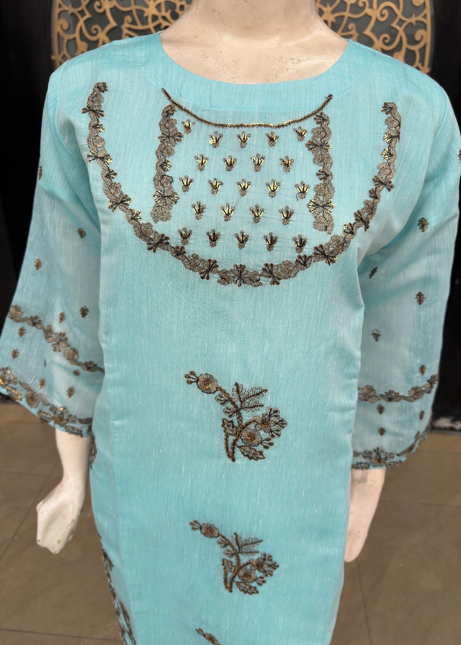 Noir Stitched jp52 Blue pp Women 3pcs