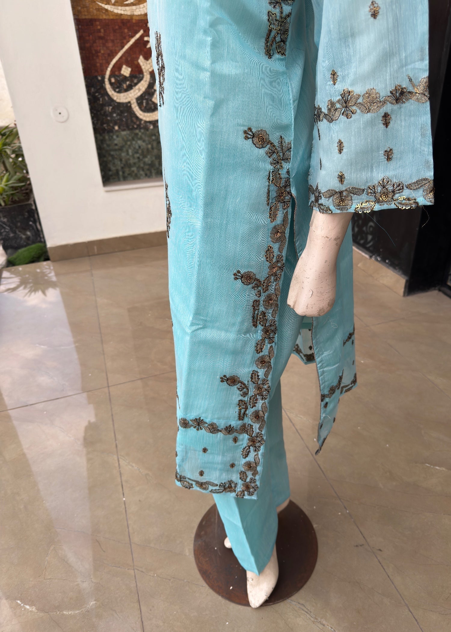 Noir Stitched jp52 Blue pp Women 3pcs