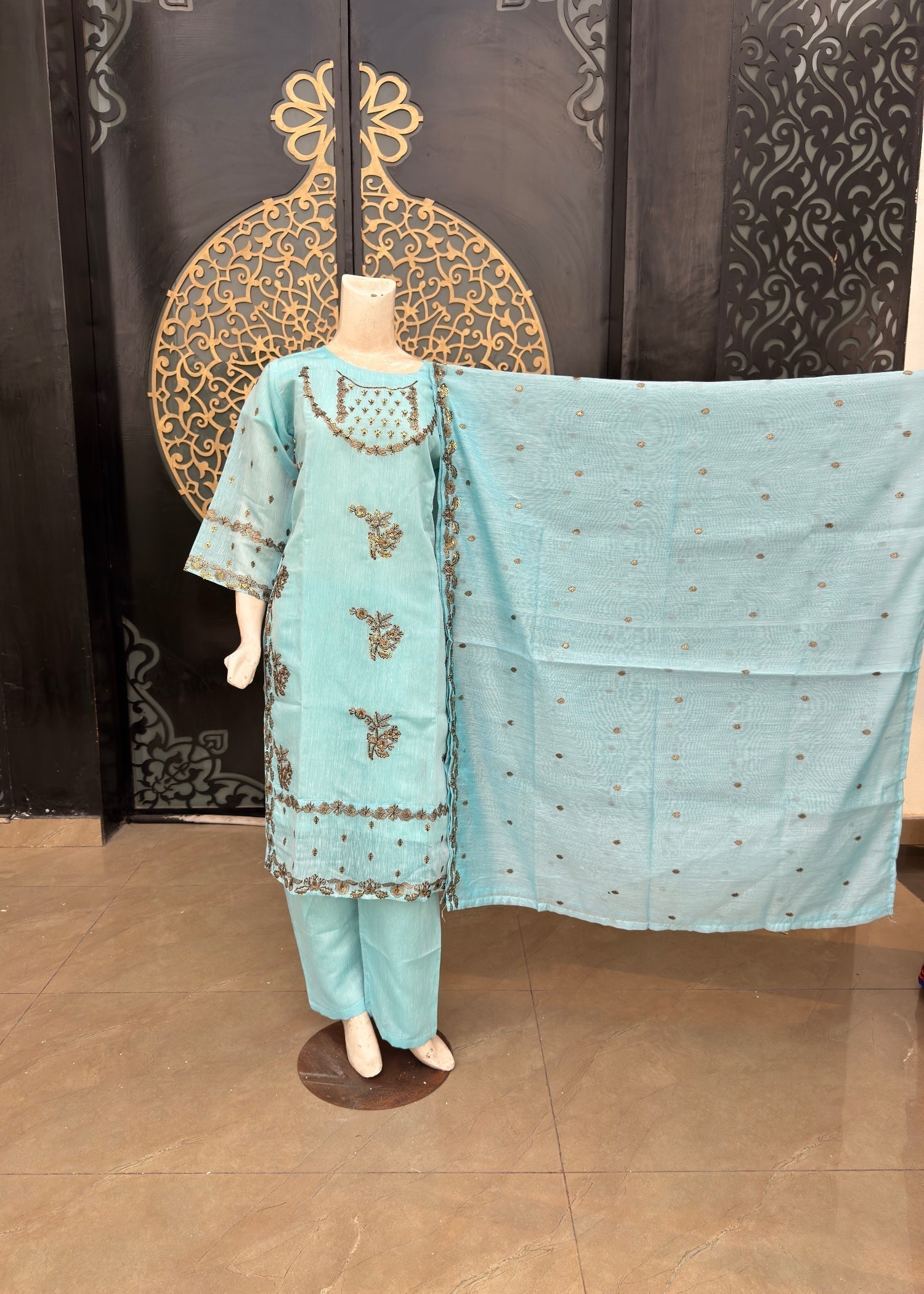 Noir Stitched jp52 Blue pp Women 3pcs