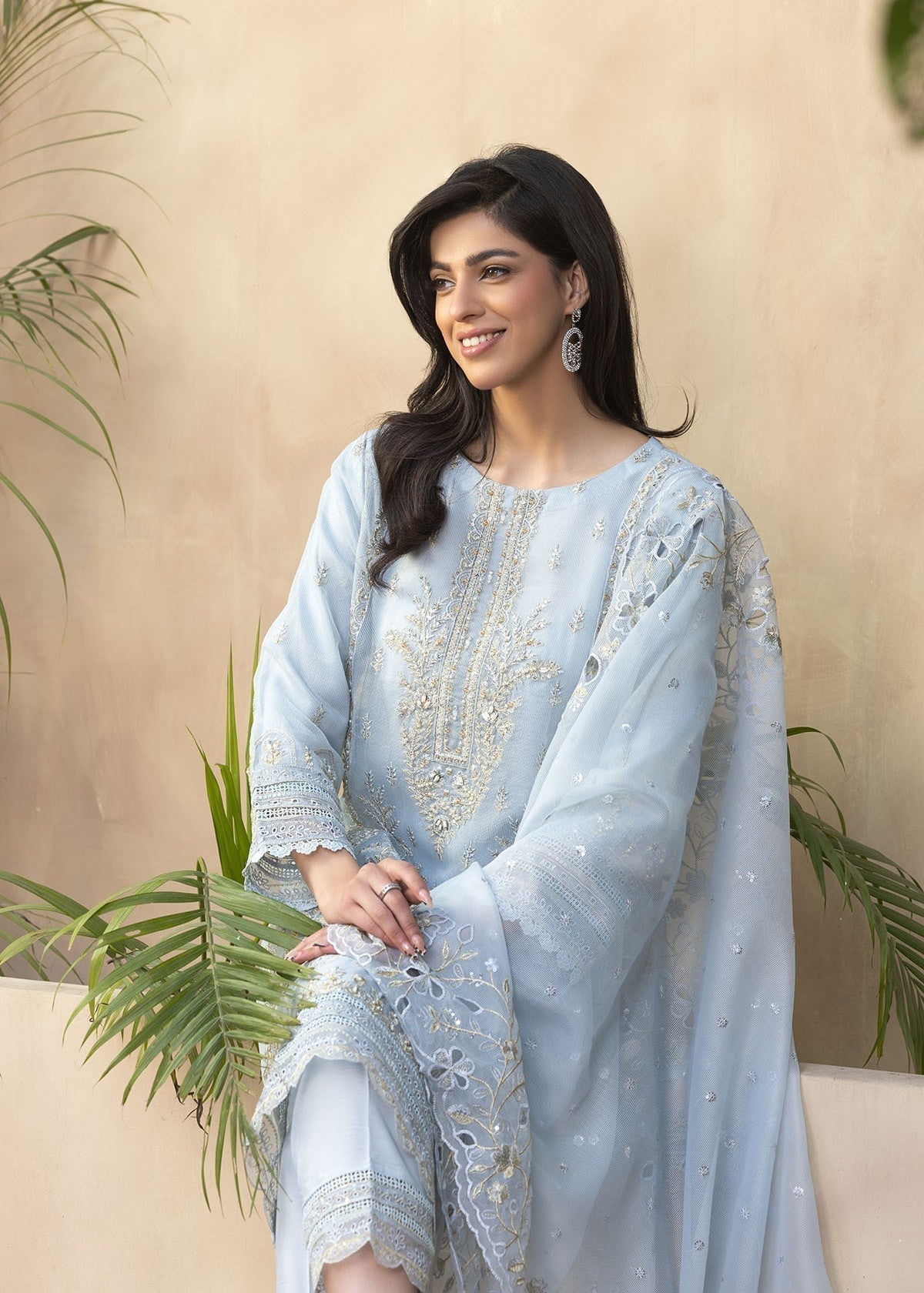 Bin Tayyab (BT006044 LBU) Women 3pcs