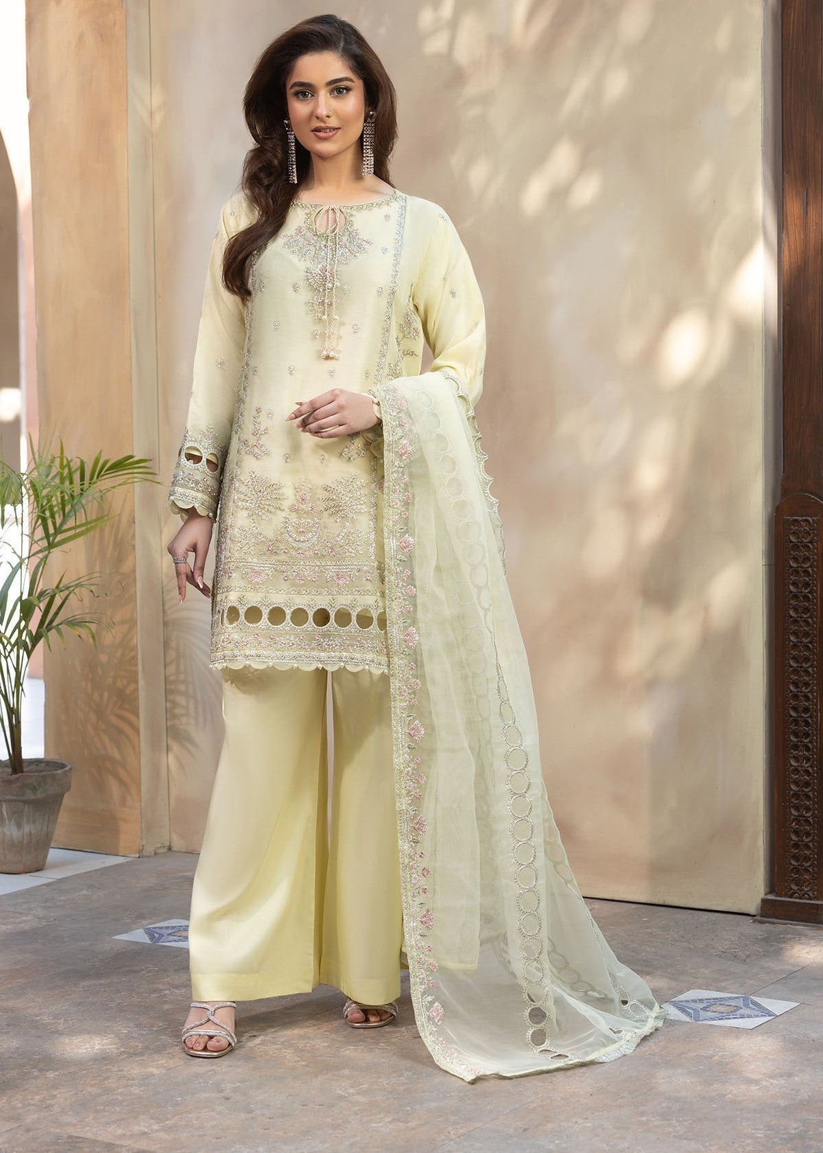 Bin Tayyab (BT006048 1 LMN) Women 3pcs