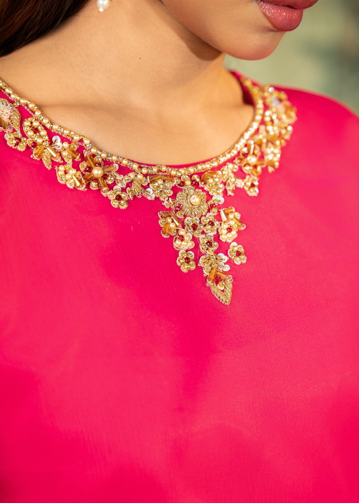 Maira Fashion Pink Kurta Set 08 Women 3pcs