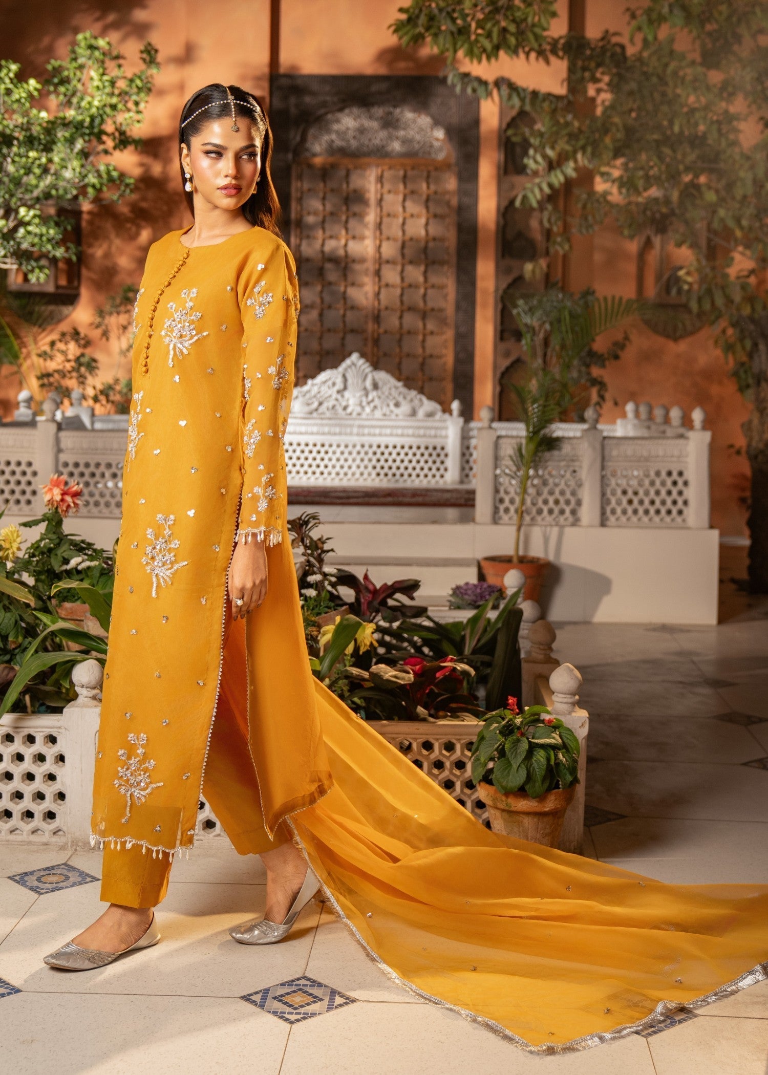 Maira Fashion Yellow Kurta Set 14 Women 3pcs