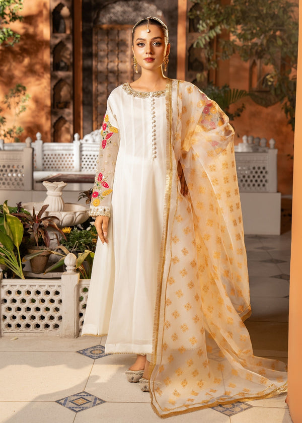 Maira Fashion White Pishwas 18 Women 3pcs