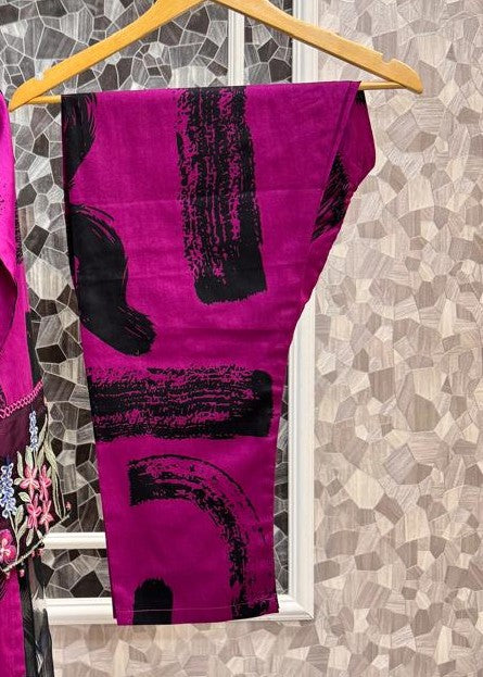 Shrenz Pret Shrenz Shocking Brush Pret Lawn Women 3pcs