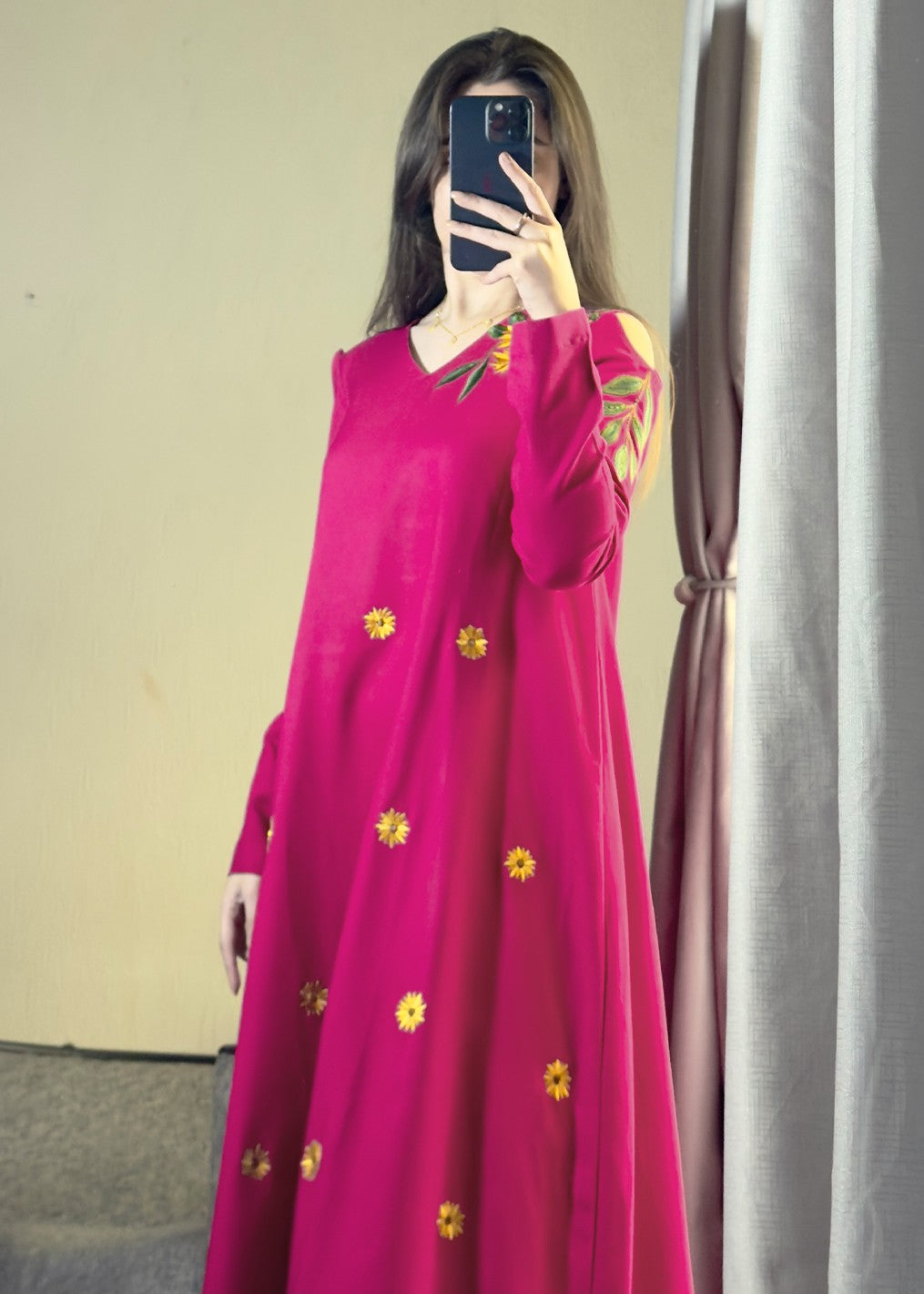 Shades By Abeeha Usman Fuchsia Bloom Women 2pcs