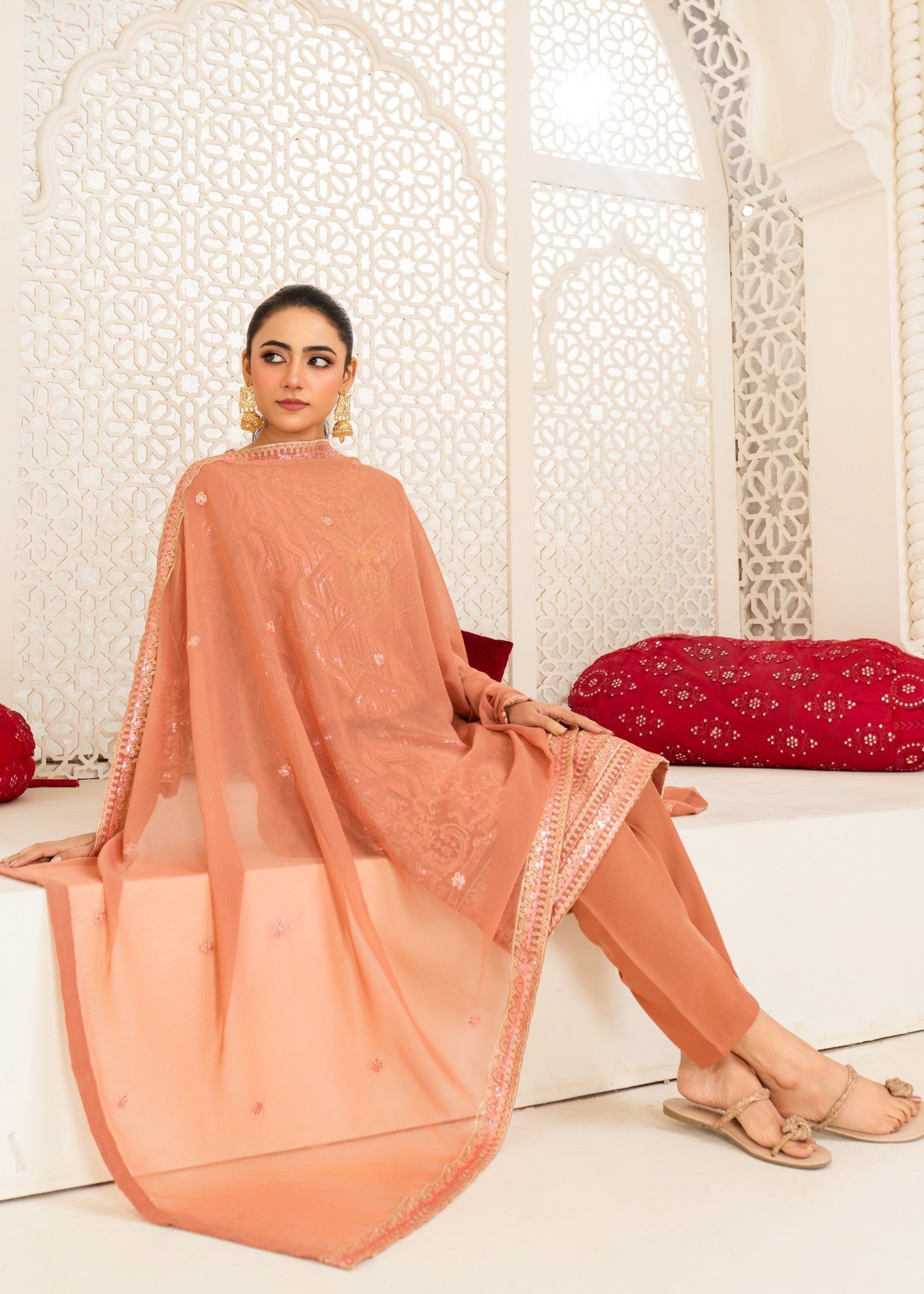 Four Season Boutique BAARISH PINK Women 3pcs