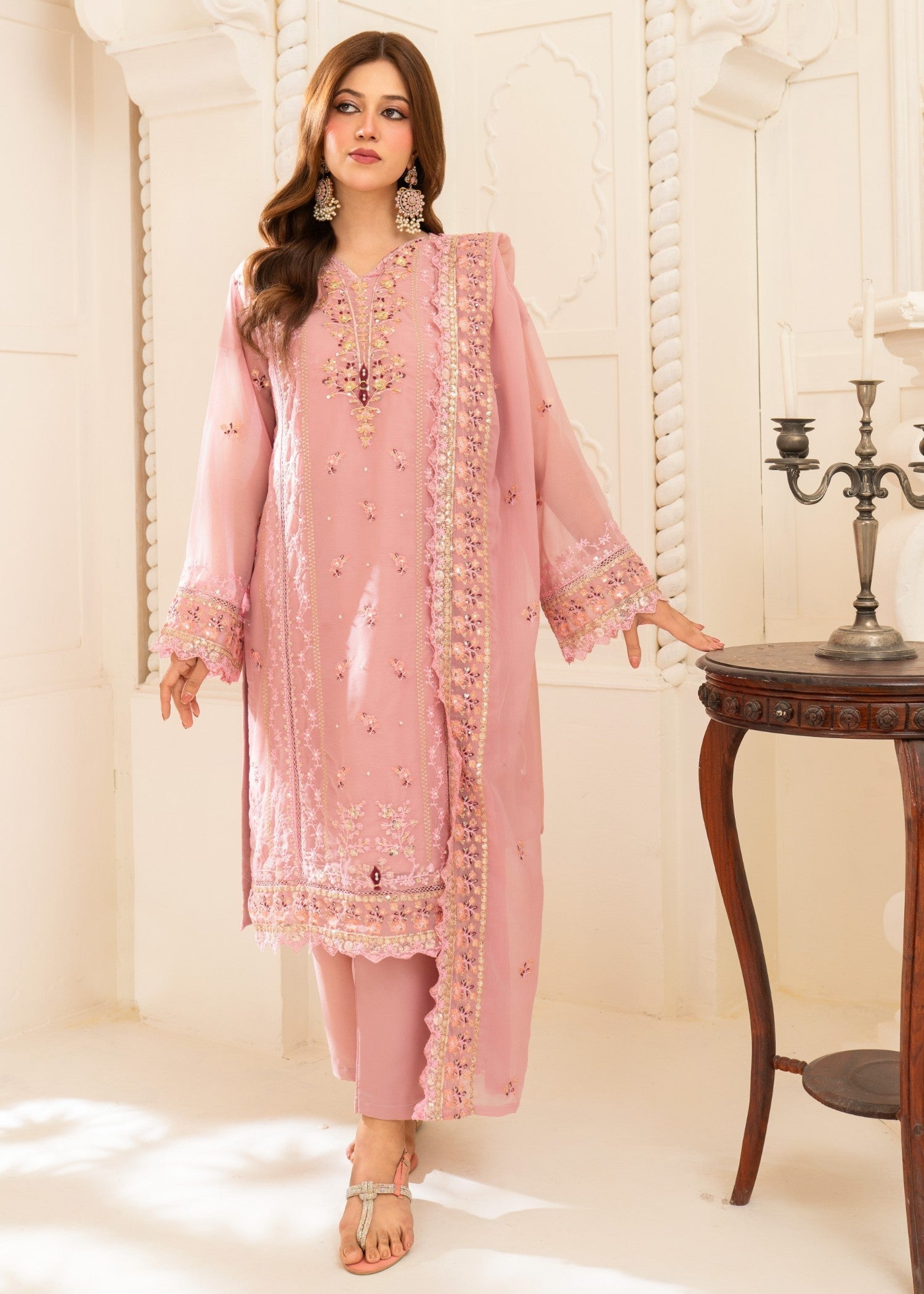 Four Season Boutique CORA CHIFFON PINK Women 3pcs