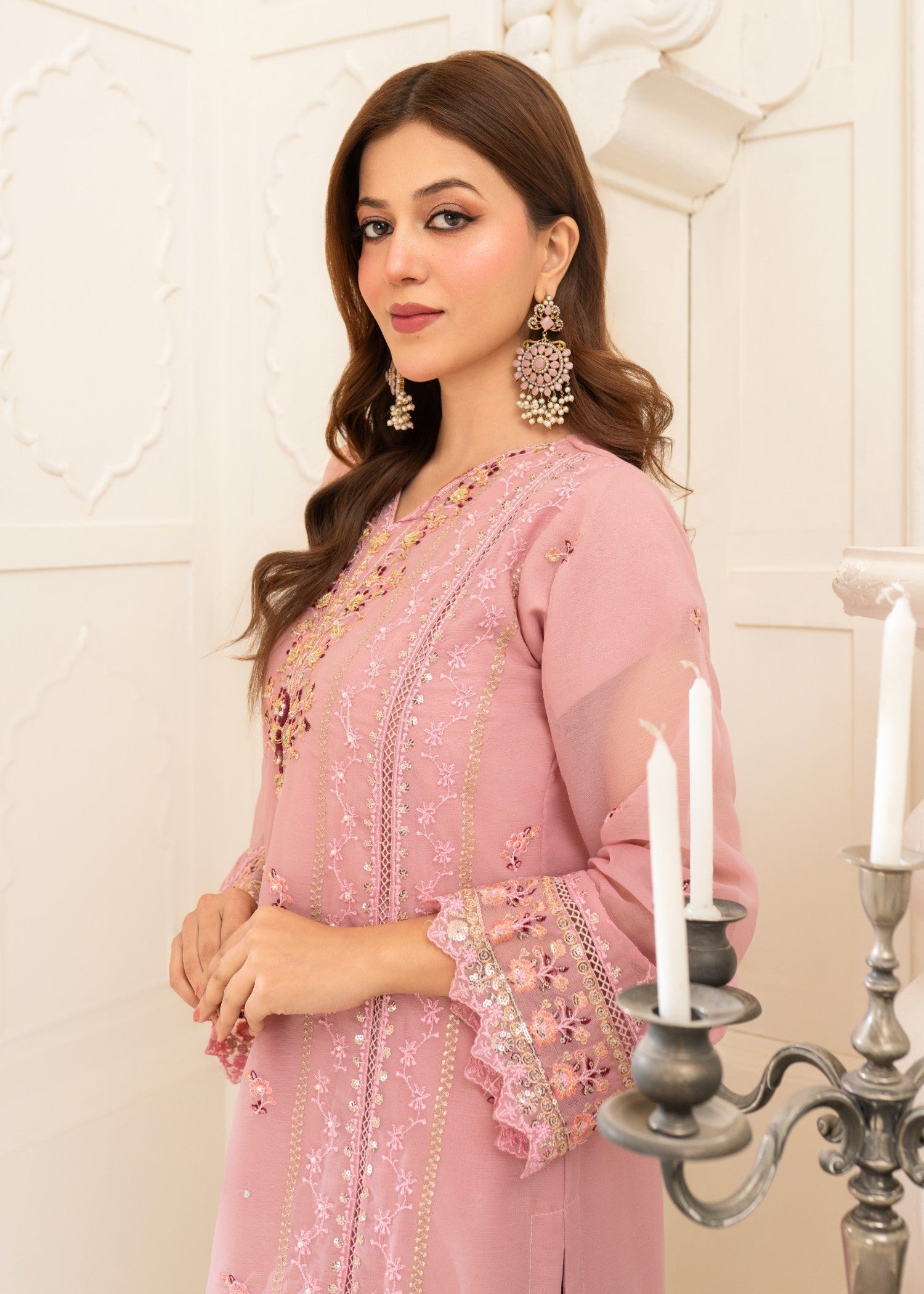 Four Season Boutique CORA CHIFFON PINK Women 3pcs