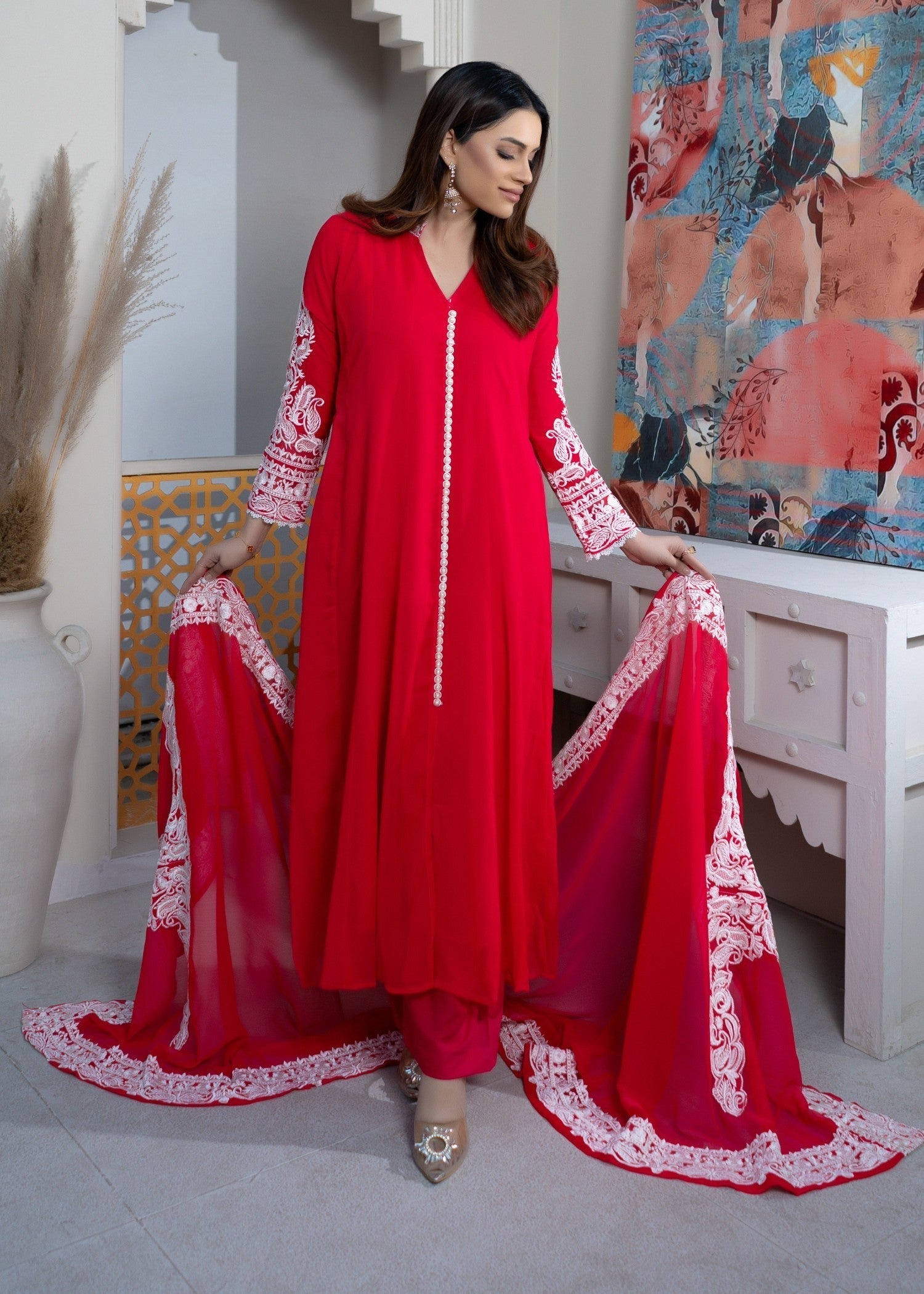 Rangoon Clothing Mehrzad HotPink Women 3pcs