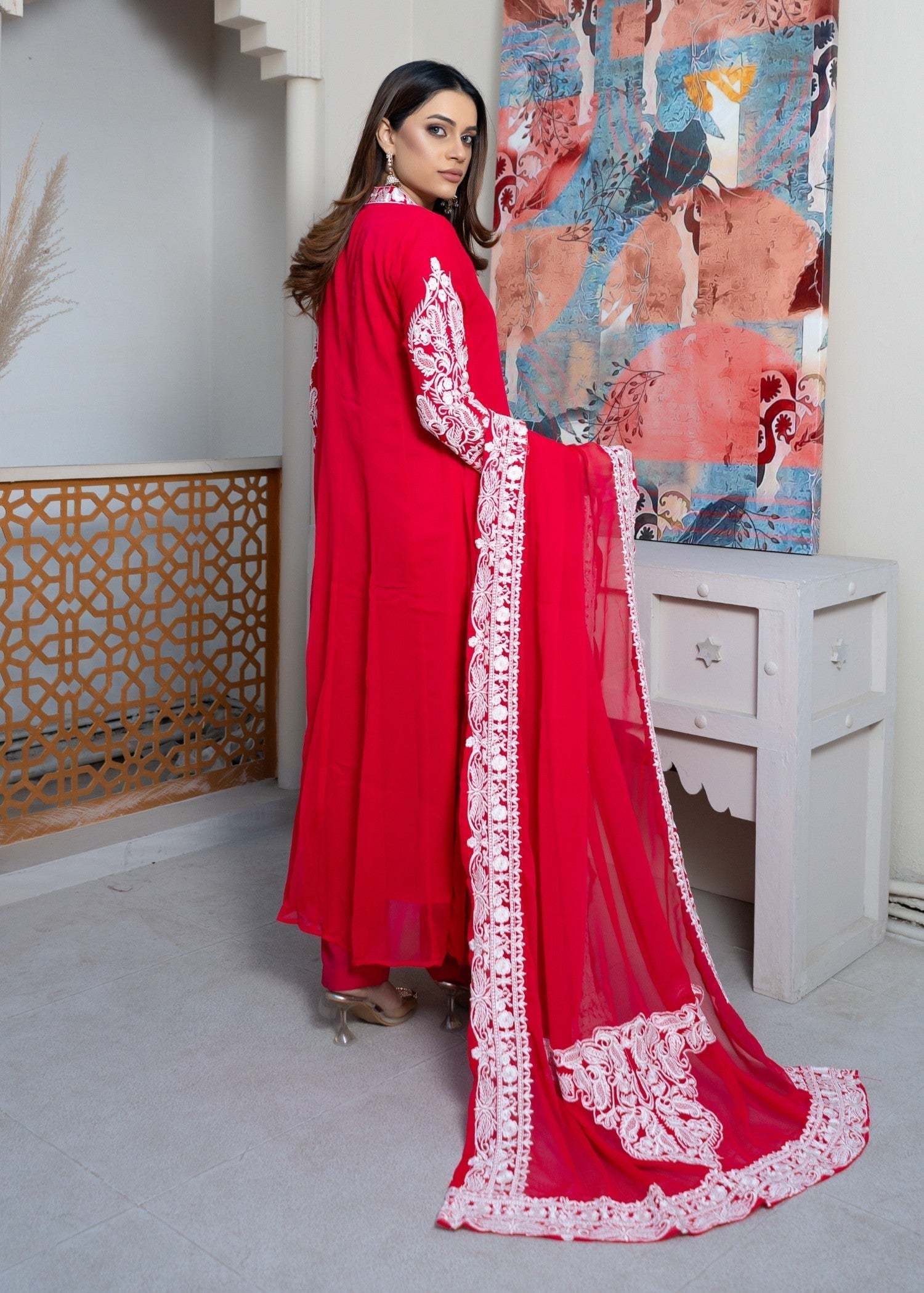 Rangoon Clothing Mehrzad HotPink Women 3pcs