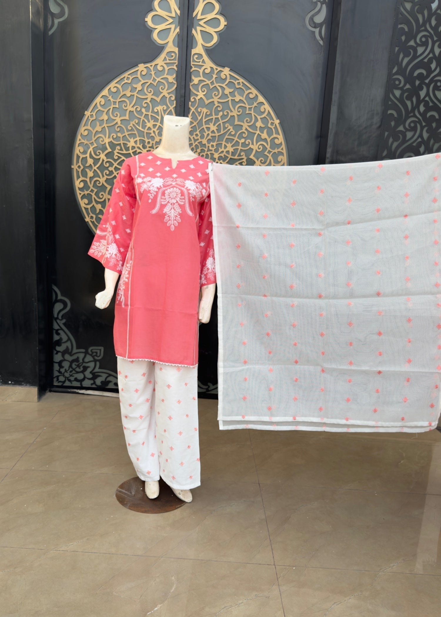 Noir Cotton Stitched Jp50(pp) Pink Women 3pcs