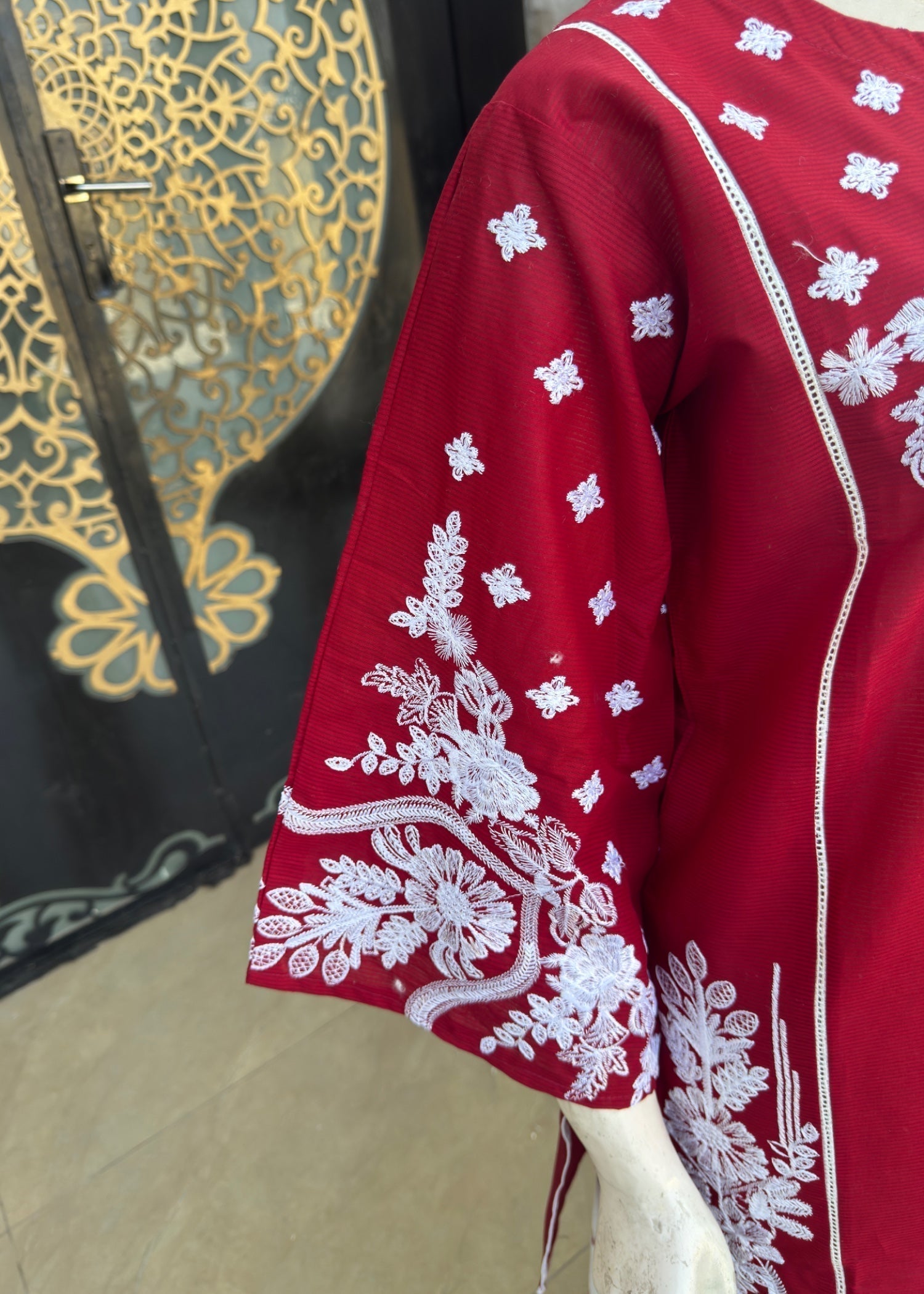 Noir Cotton Stitched (jp52) Mahroon Women 3pcs