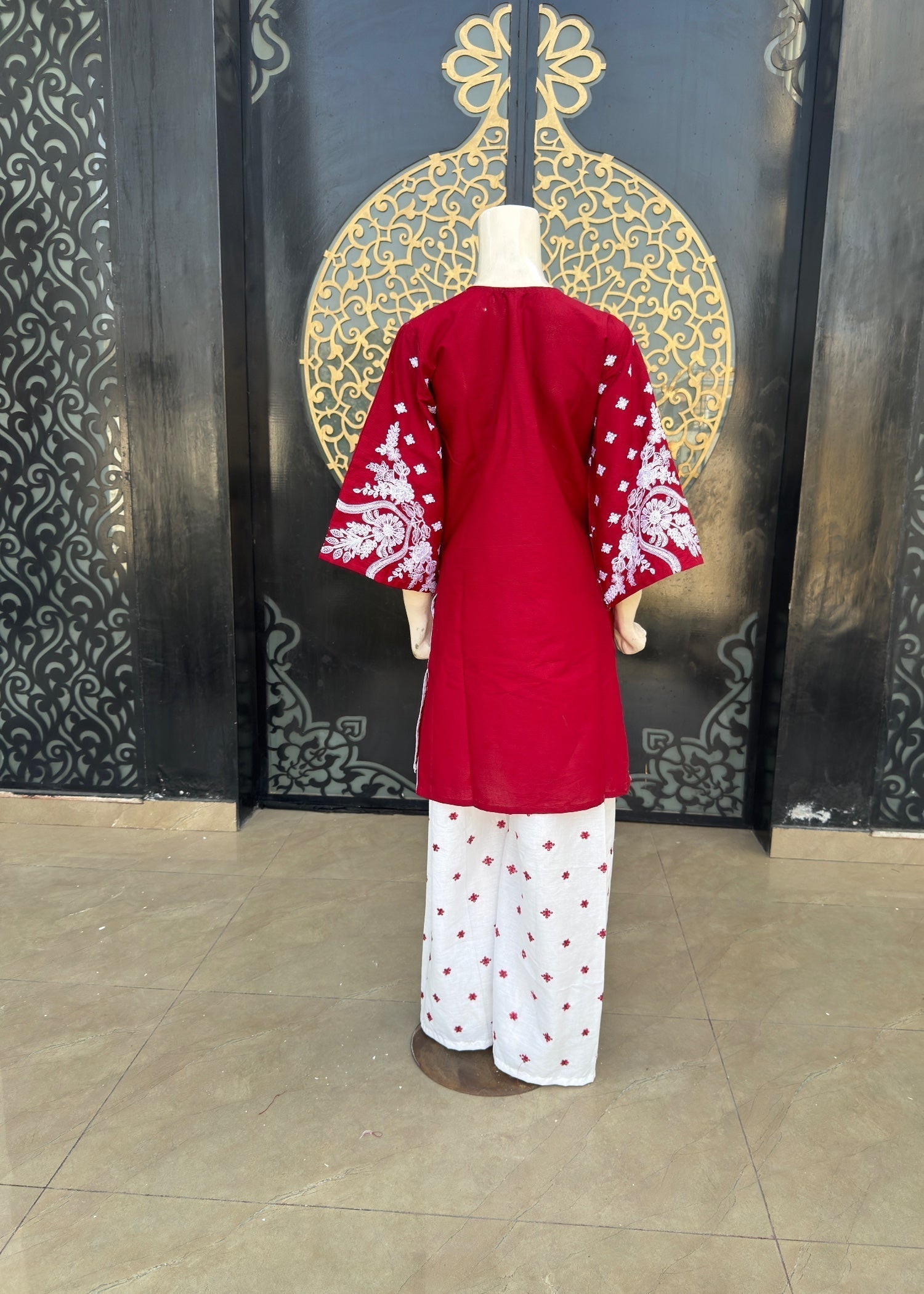 Noir Cotton Stitched (jp52) Mahroon Women 3pcs