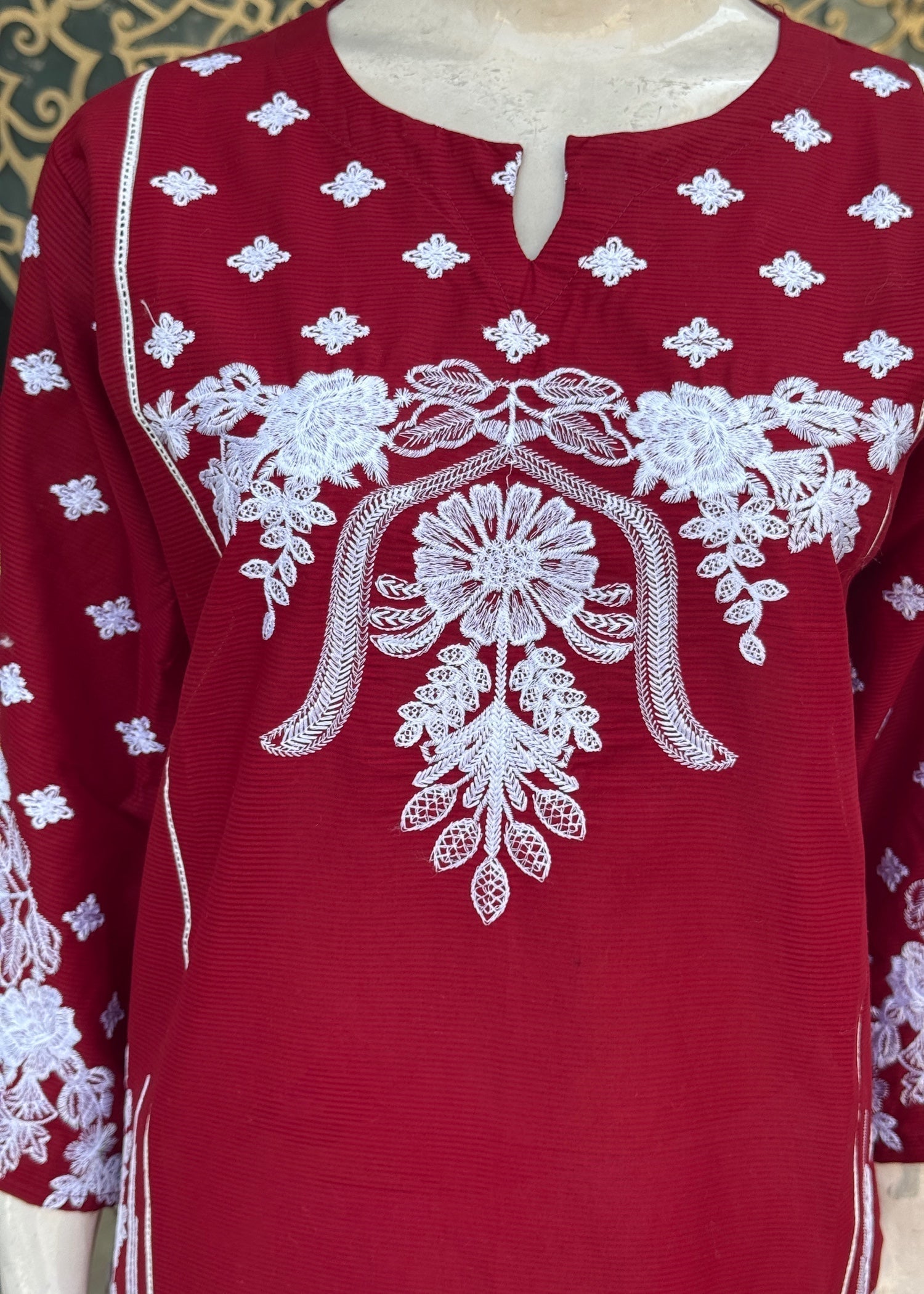 Noir Cotton Stitched (jp52) Mahroon Women 3pcs