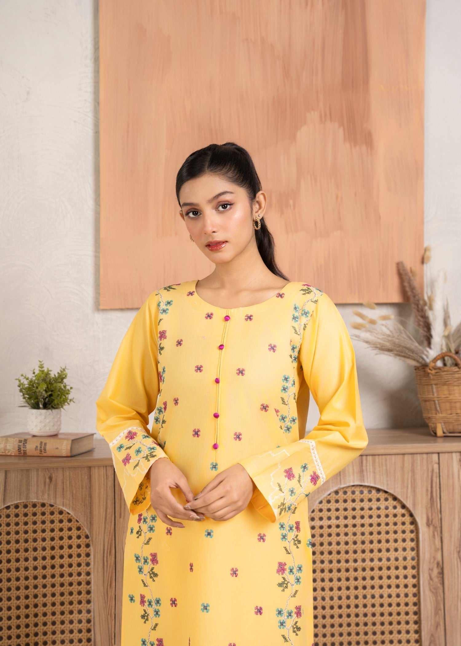 Abeera Elegance Redefined – Premium Embroidered Cotton Suits (Art No. AB 007) Women 2pcs