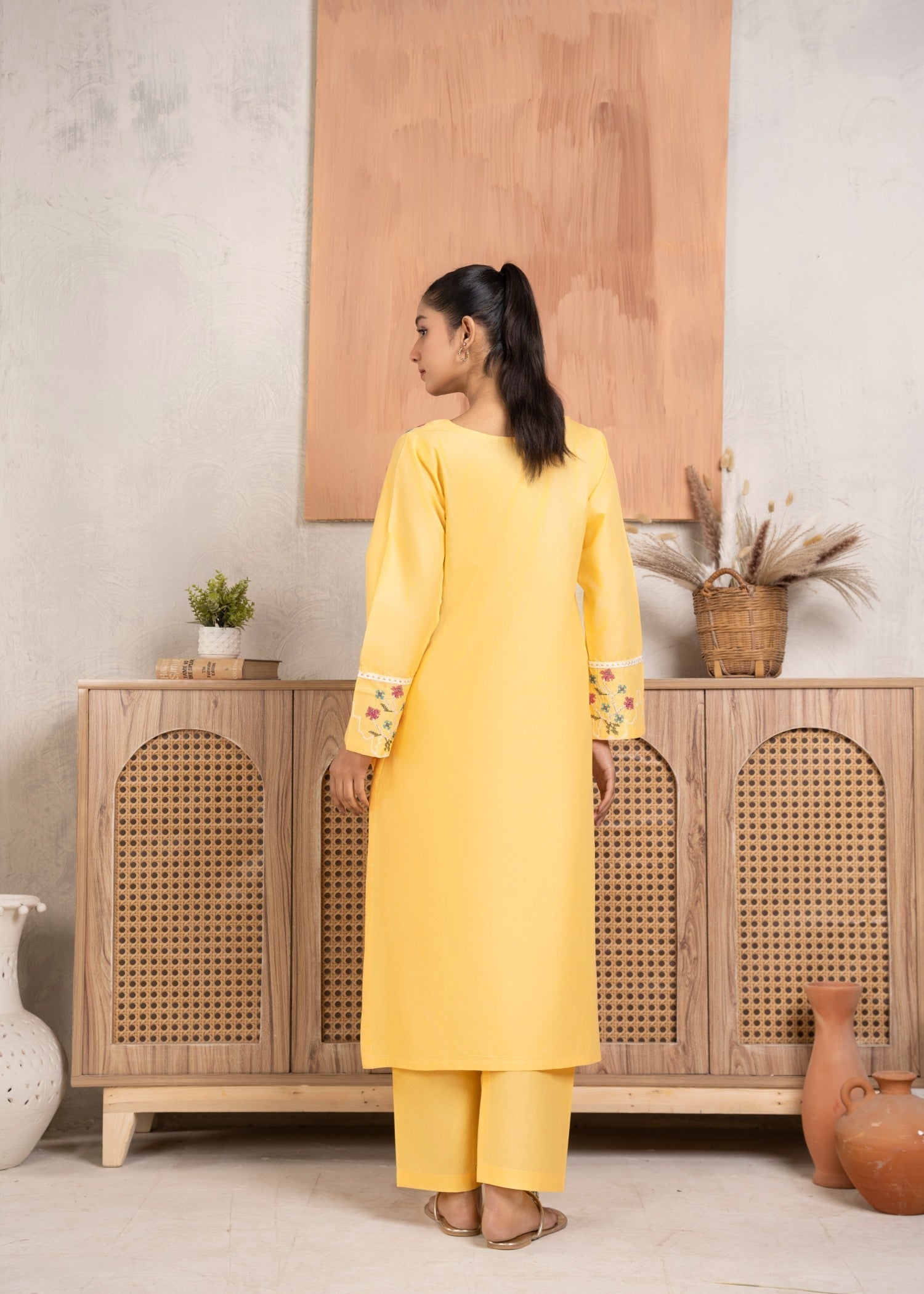 Abeera Elegance Redefined – Premium Embroidered Cotton Suits (Art No. AB 007) Women 2pcs