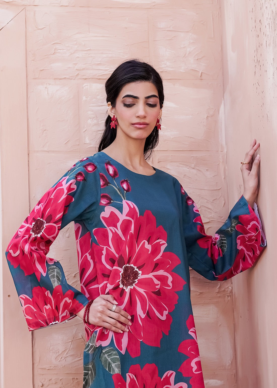 Zeyorah Teal Women 2pcs