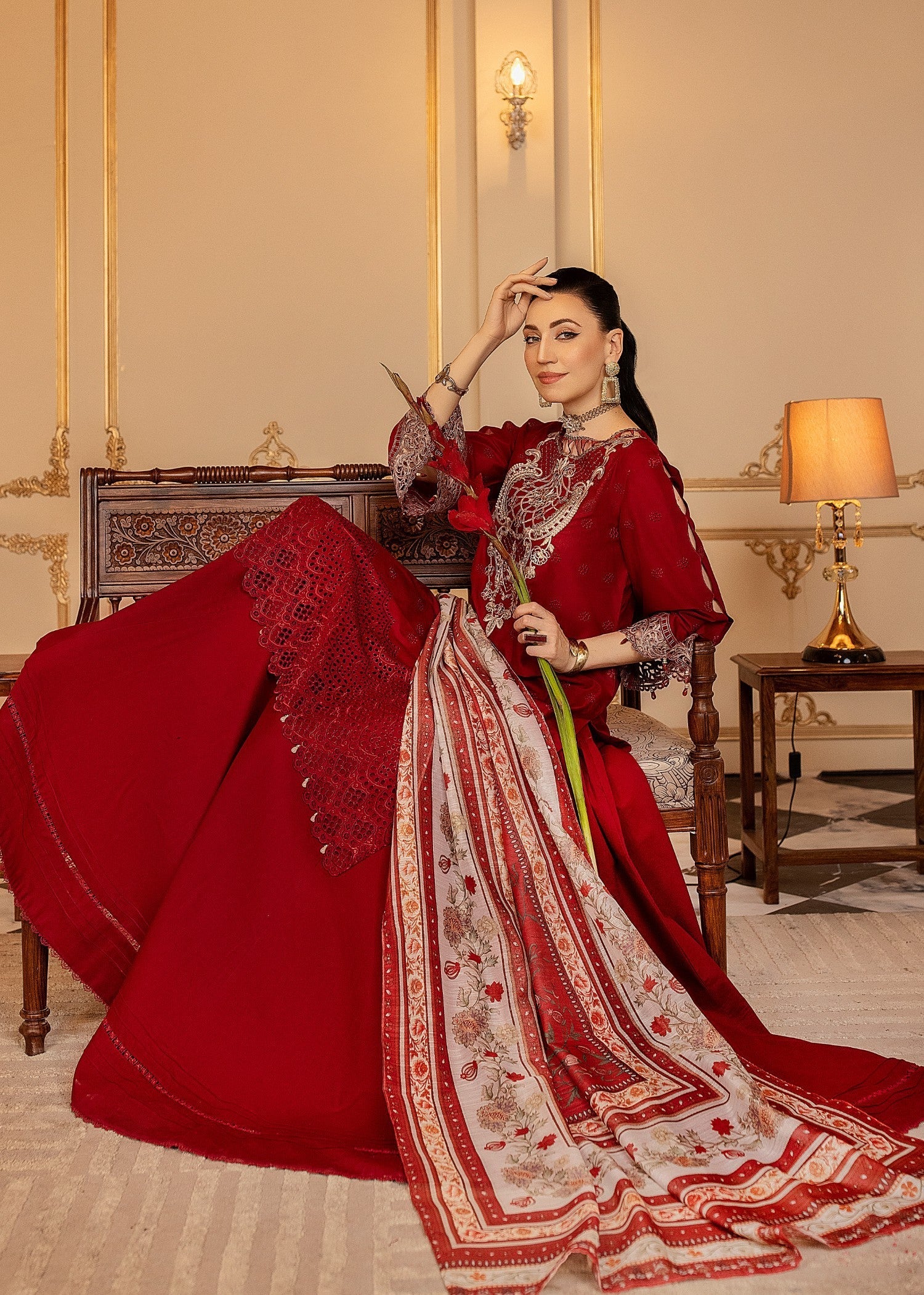 Meem Designs ROYAL RED Women 3pcs