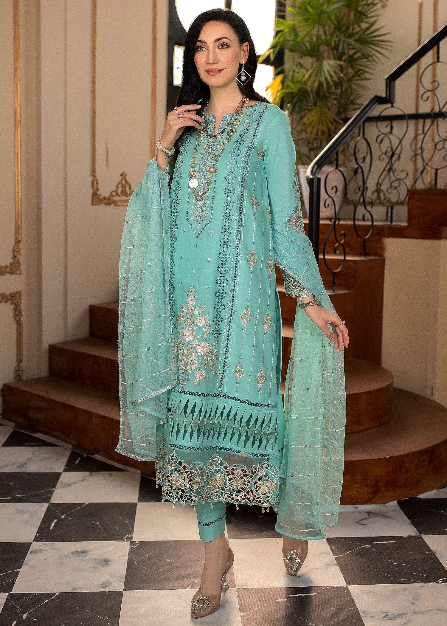 Meem Designs PITCH CYAN Women 3pcs