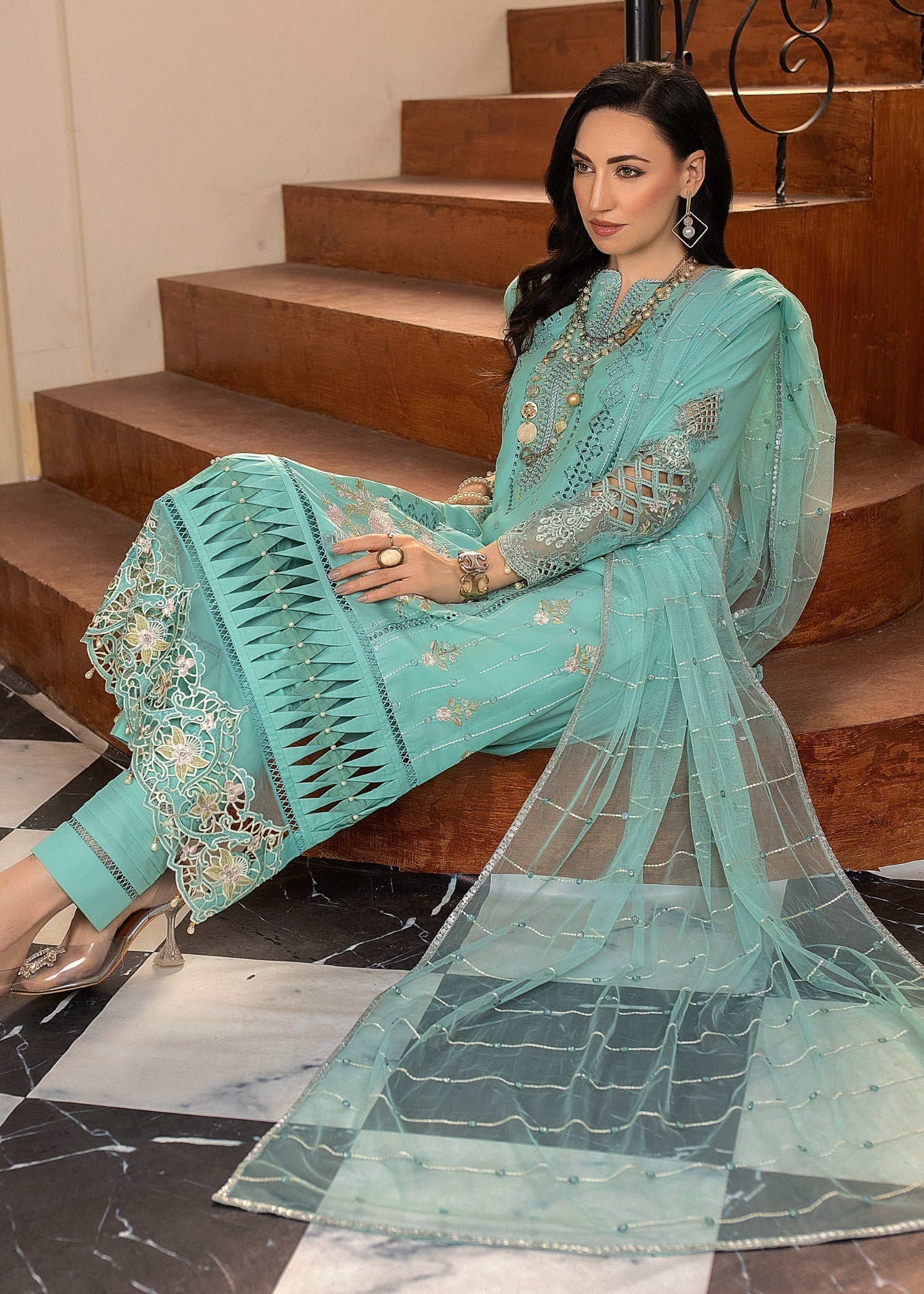 Meem Designs PITCH CYAN Women 3pcs