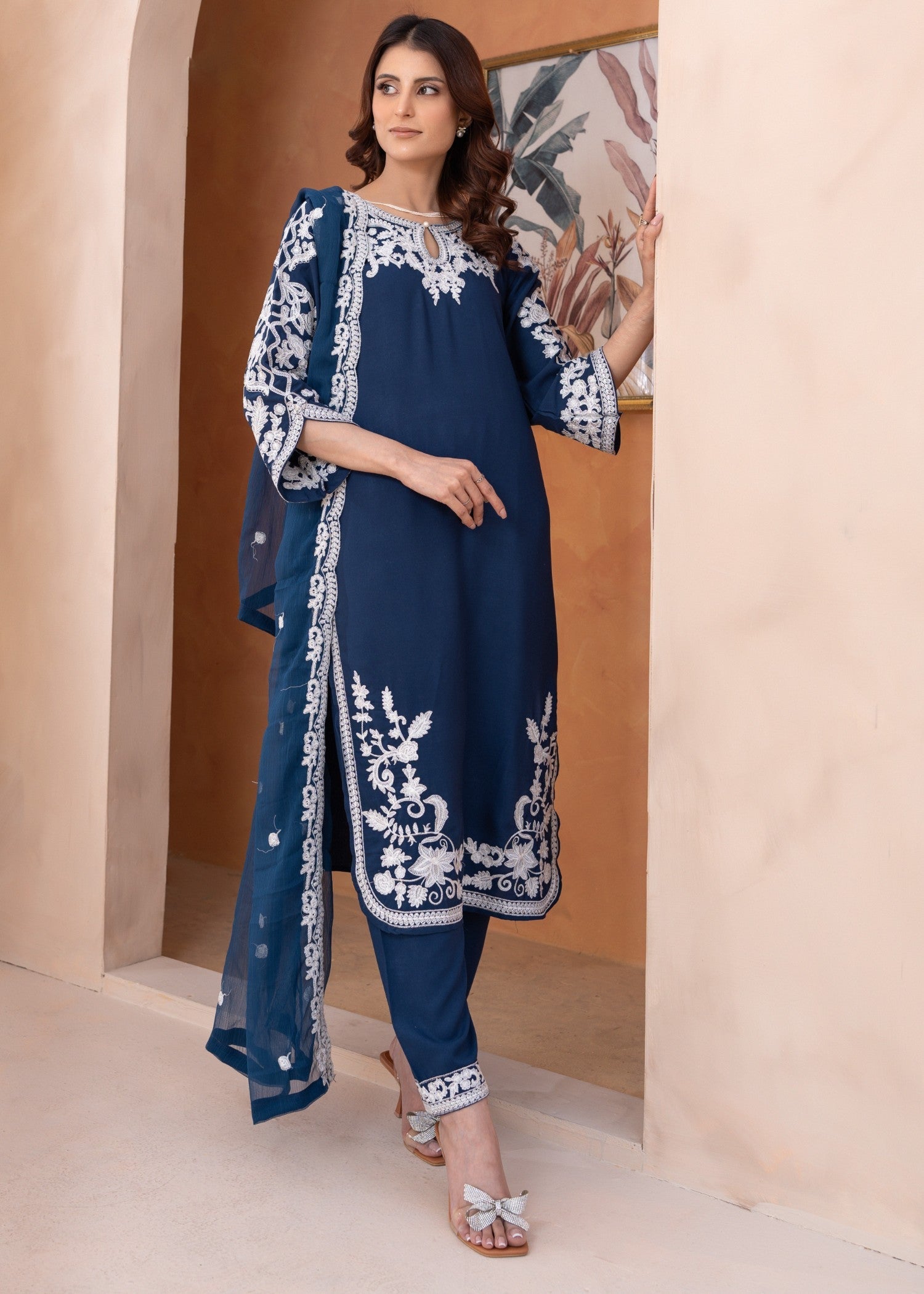 Rangoon Clothing Parisa Blue Women 3pcs