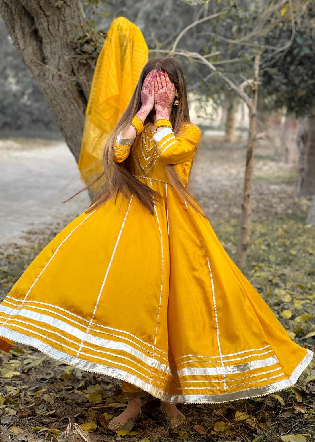 1 Mahoor Haven MUSTURD 0054 Women 3pcs