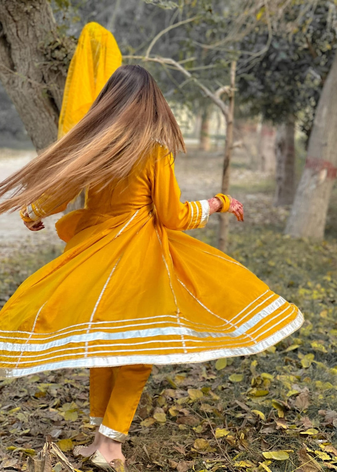 1 Mahoor Haven MUSTURD 0054 Women 3pcs