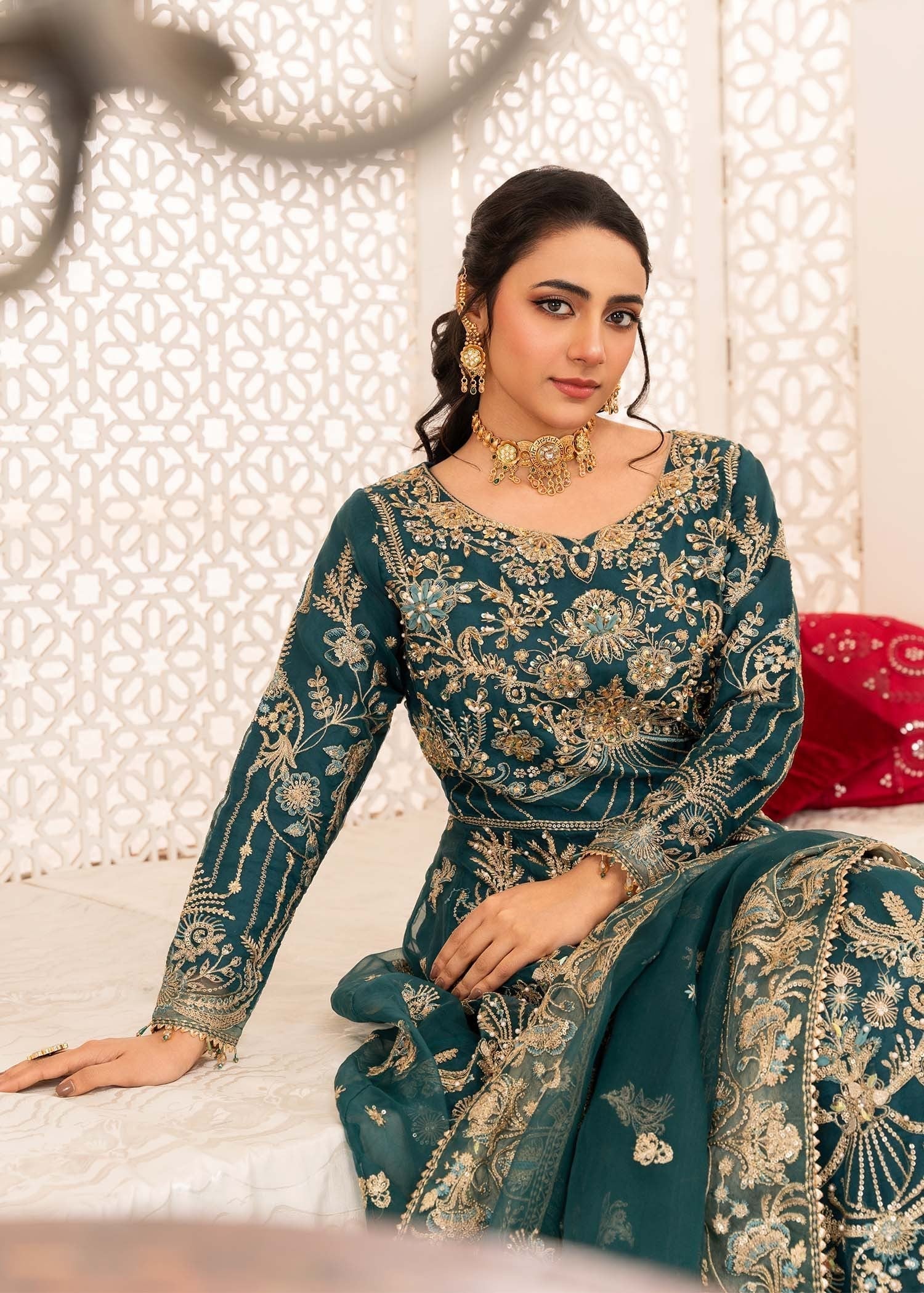 Diara Couture ARLYN WC 2 01 TEAL GREEN Women 3pcs