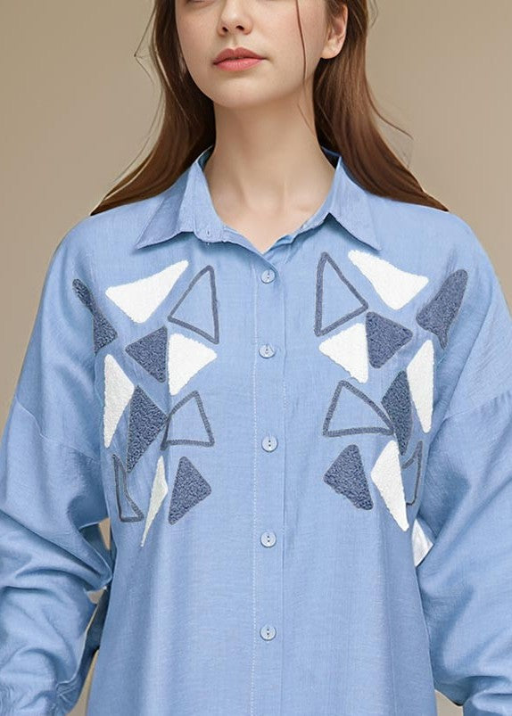 Polkadots Elegant Blue Self Plain Suit 14374CW Women 2pcs