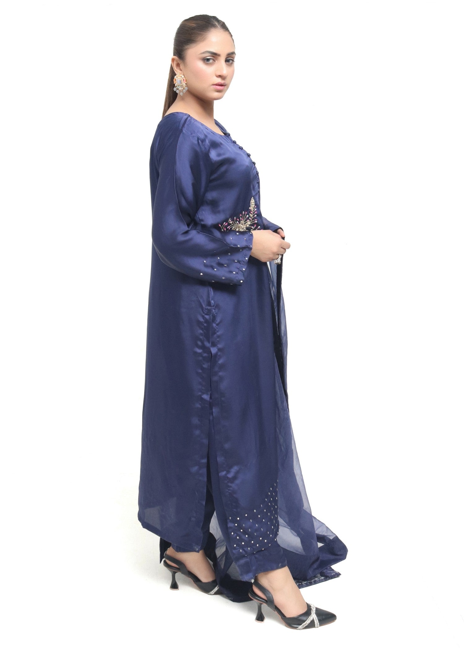 Muscat by Adeela Sapphire Blue Women 3pcs