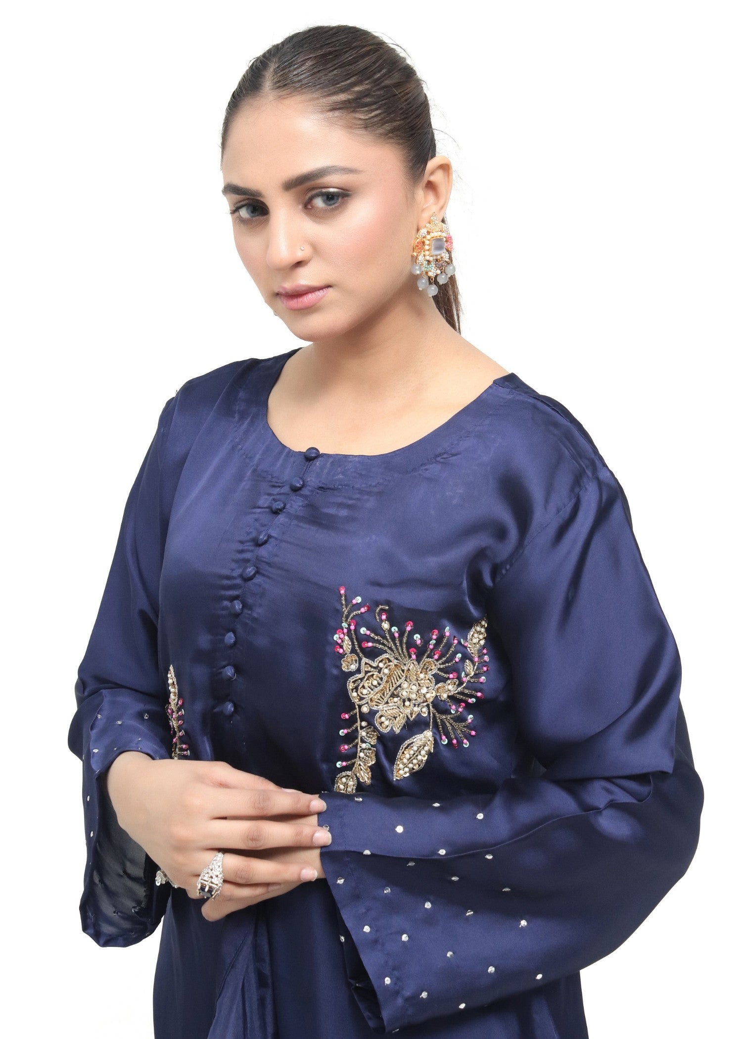 Muscat by Adeela Sapphire Blue Women 3pcs