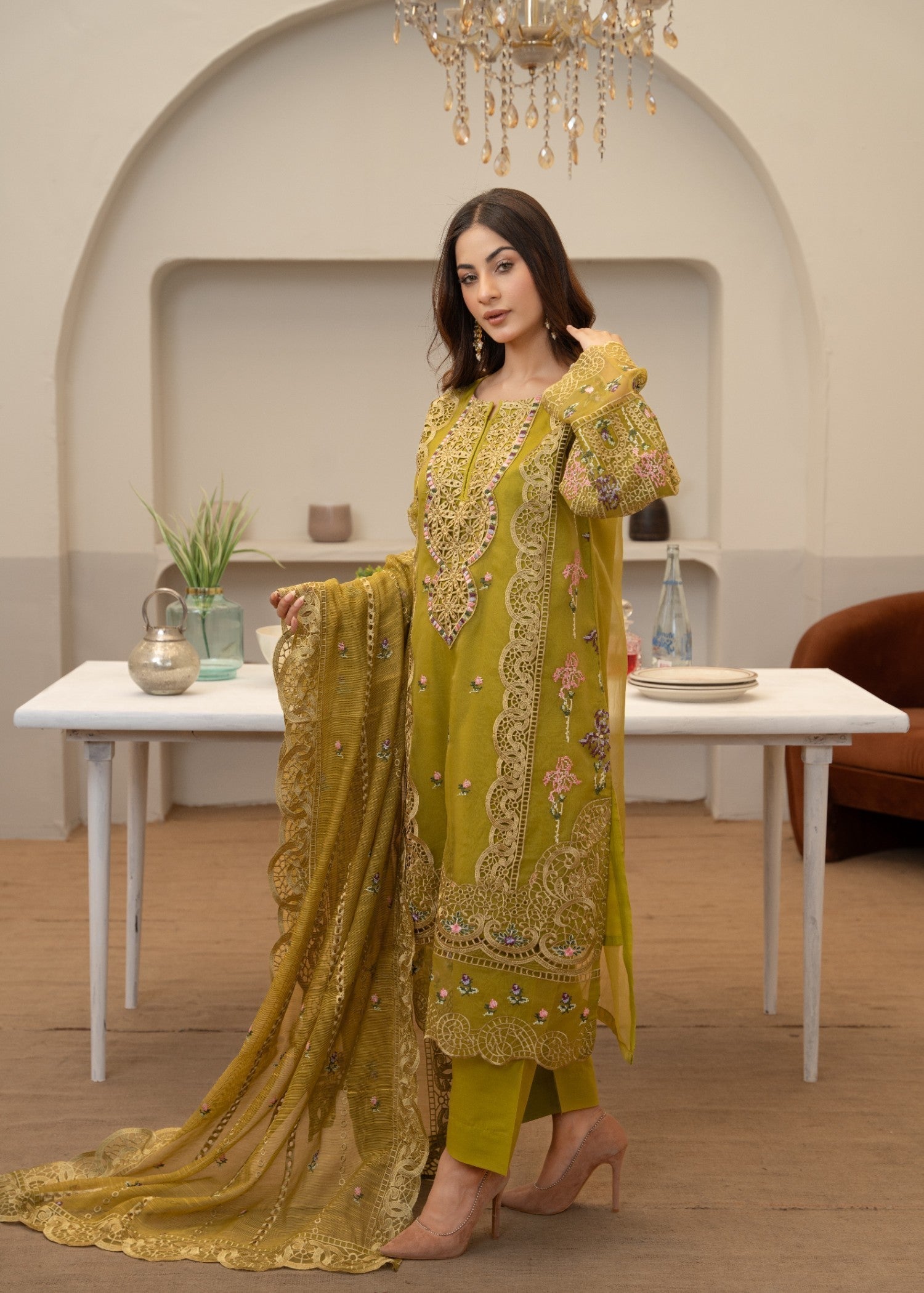 Waniya Awais WAL 02 Lawn Stitched Women 3pcs