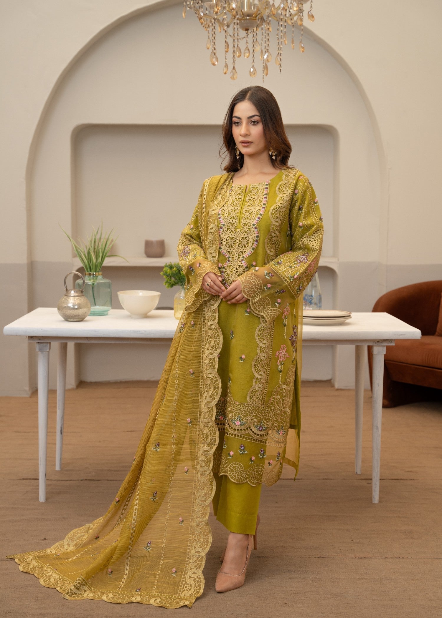 Waniya Awais WAL 02 Lawn Stitched Women 3pcs