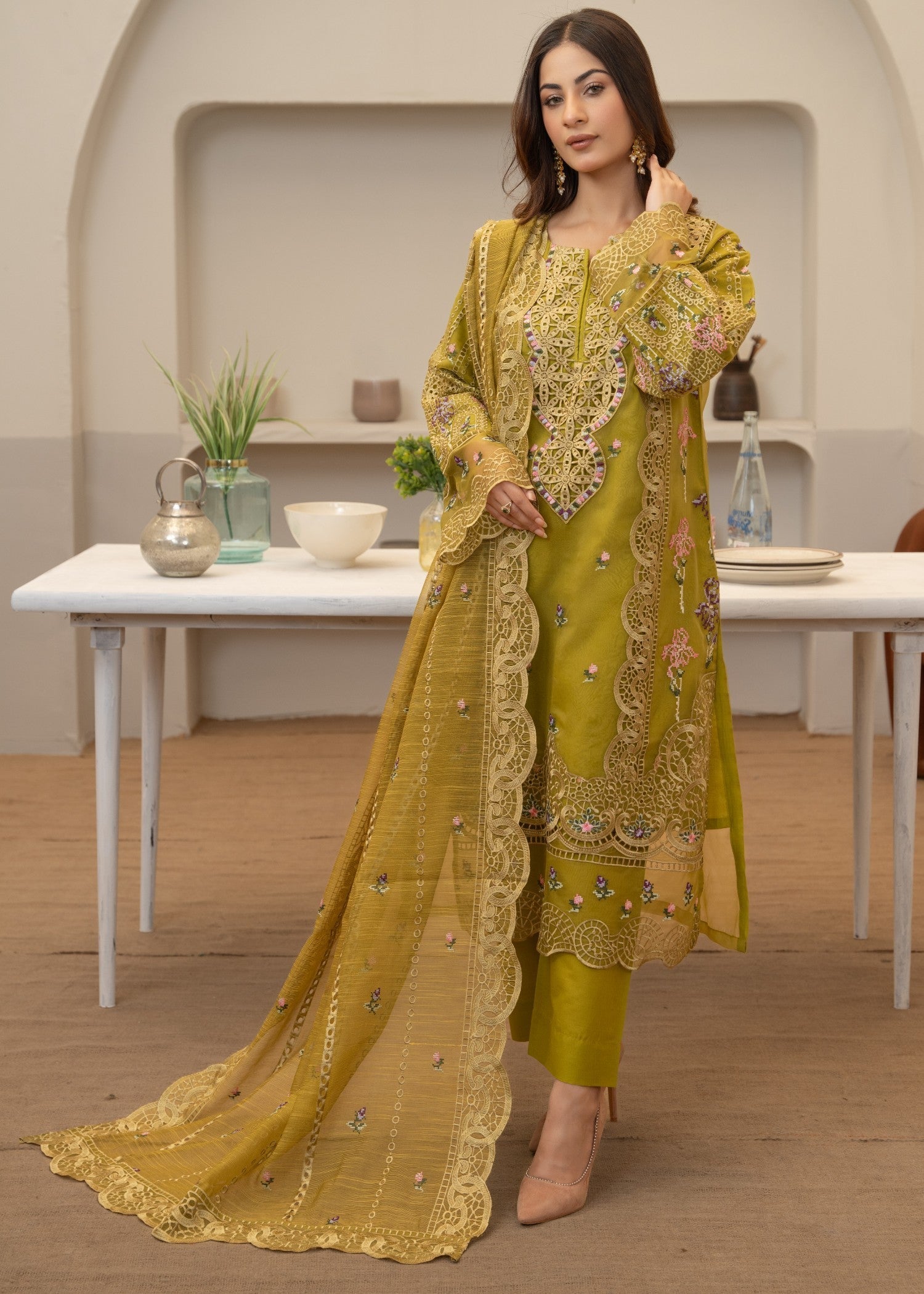 Waniya Awais WAL 02 Lawn Stitched Women 3pcs