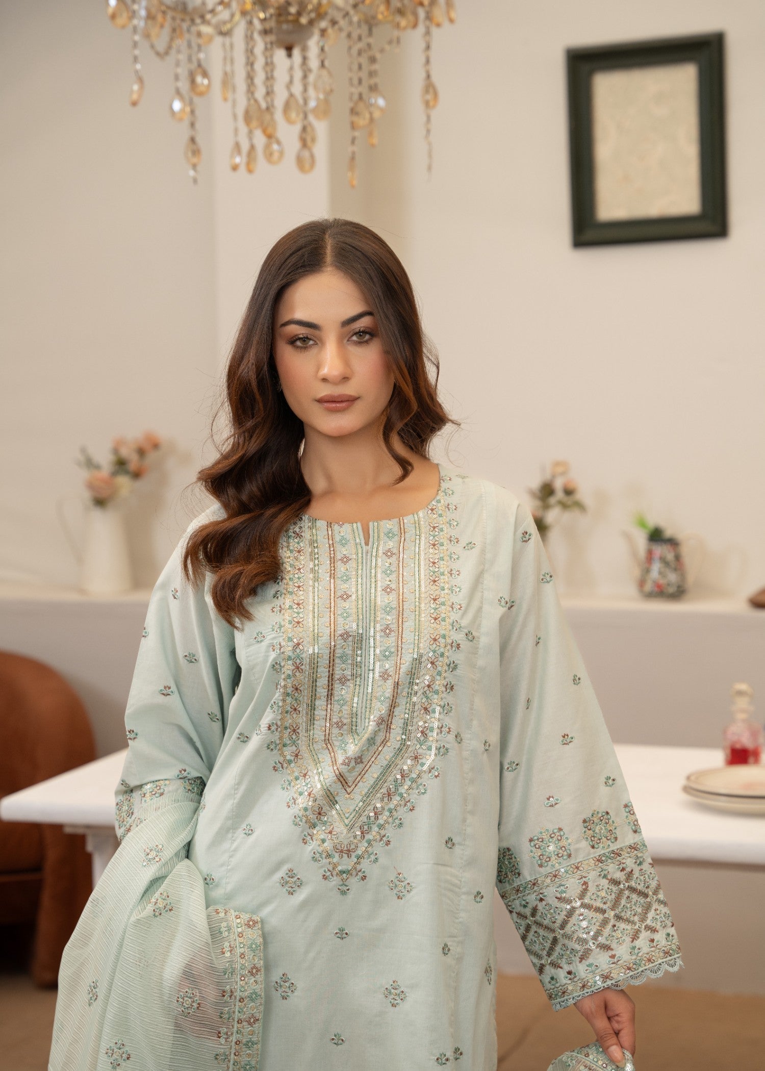 Waniya Awais WAL 04 Lawn Stitched Women 3pcs