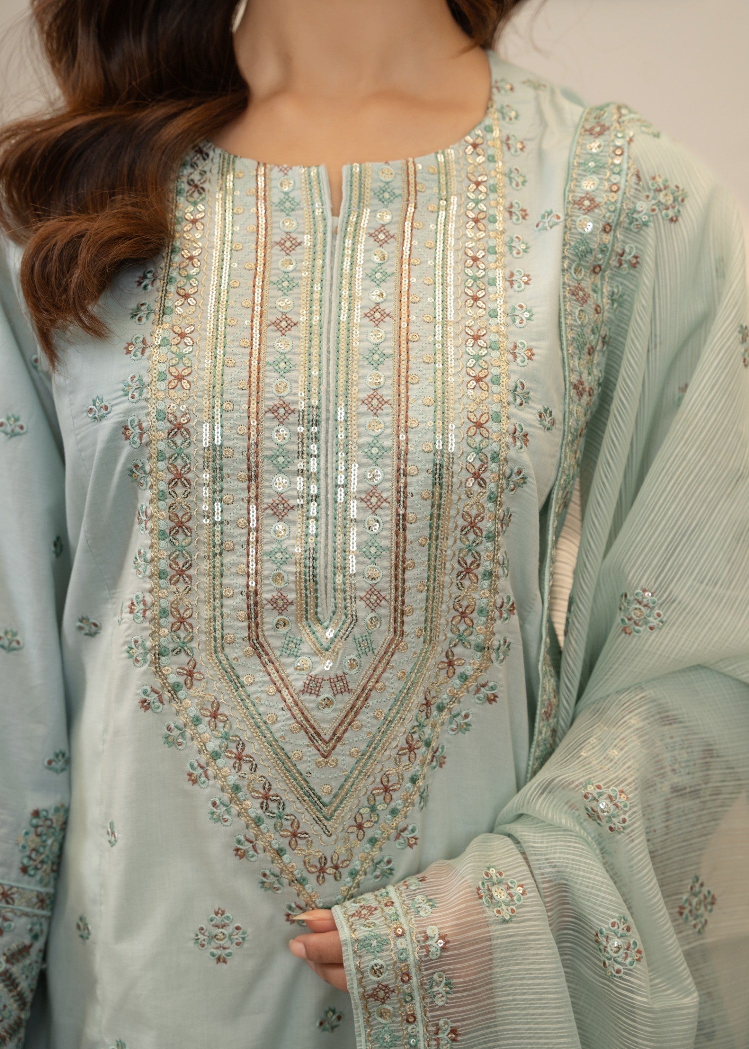 Waniya Awais WAL 04 Lawn Stitched Women 3pcs