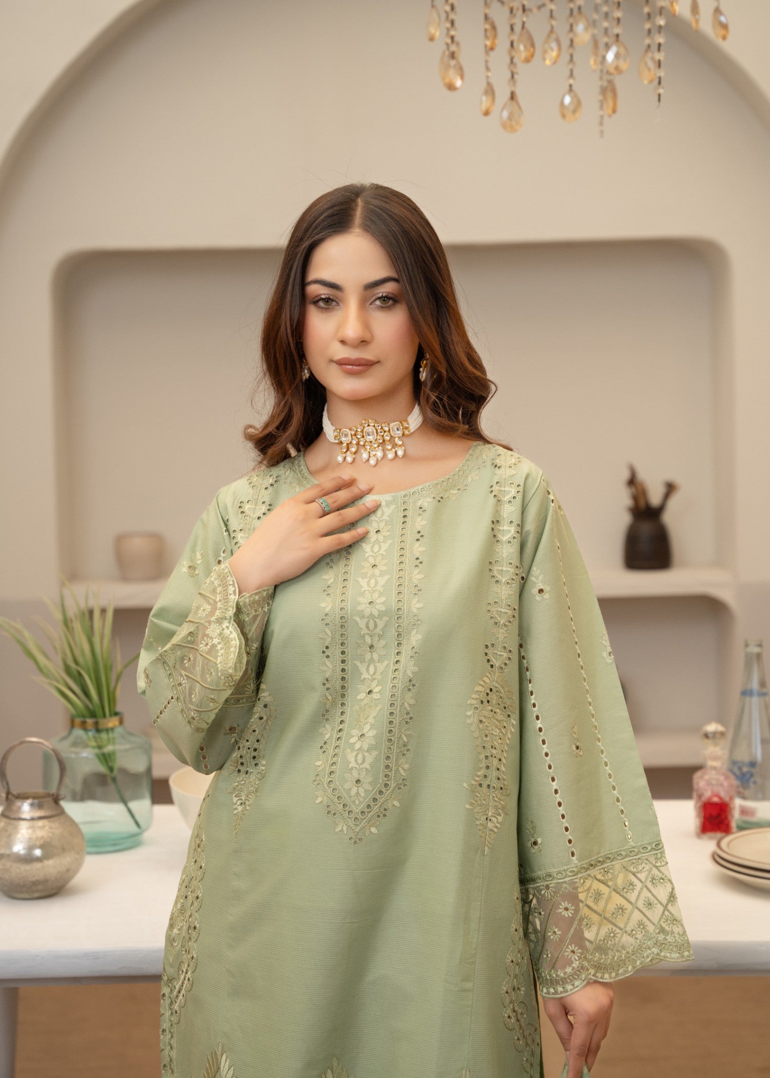 Waniya Awais WAL 05 Lawn Stitched Women 3pcs